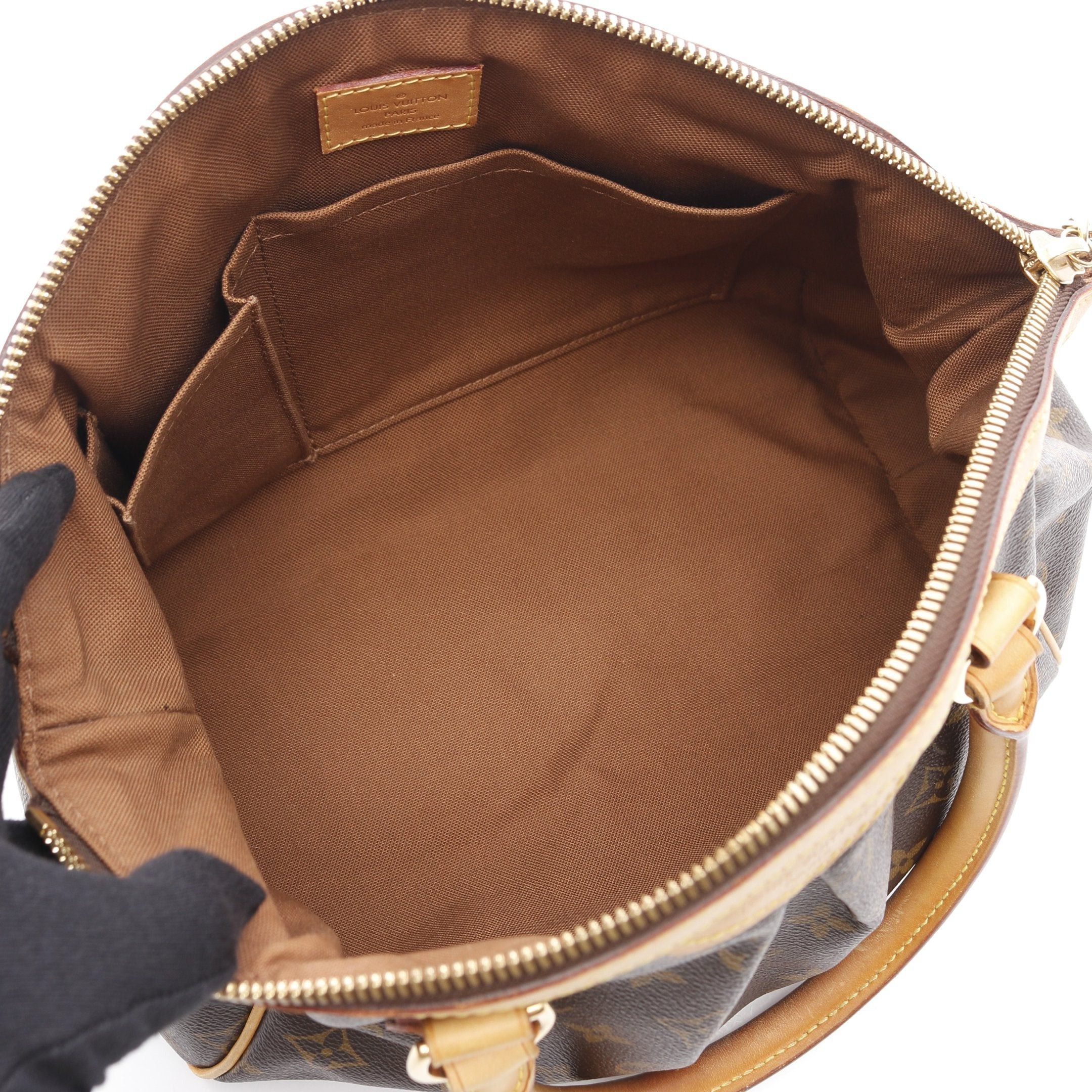 Louis Vuitton Louis Vuitton Tivoli Pm Monogram Handbag Leather Brown Size ONE SIZE - 3 Thumbnail