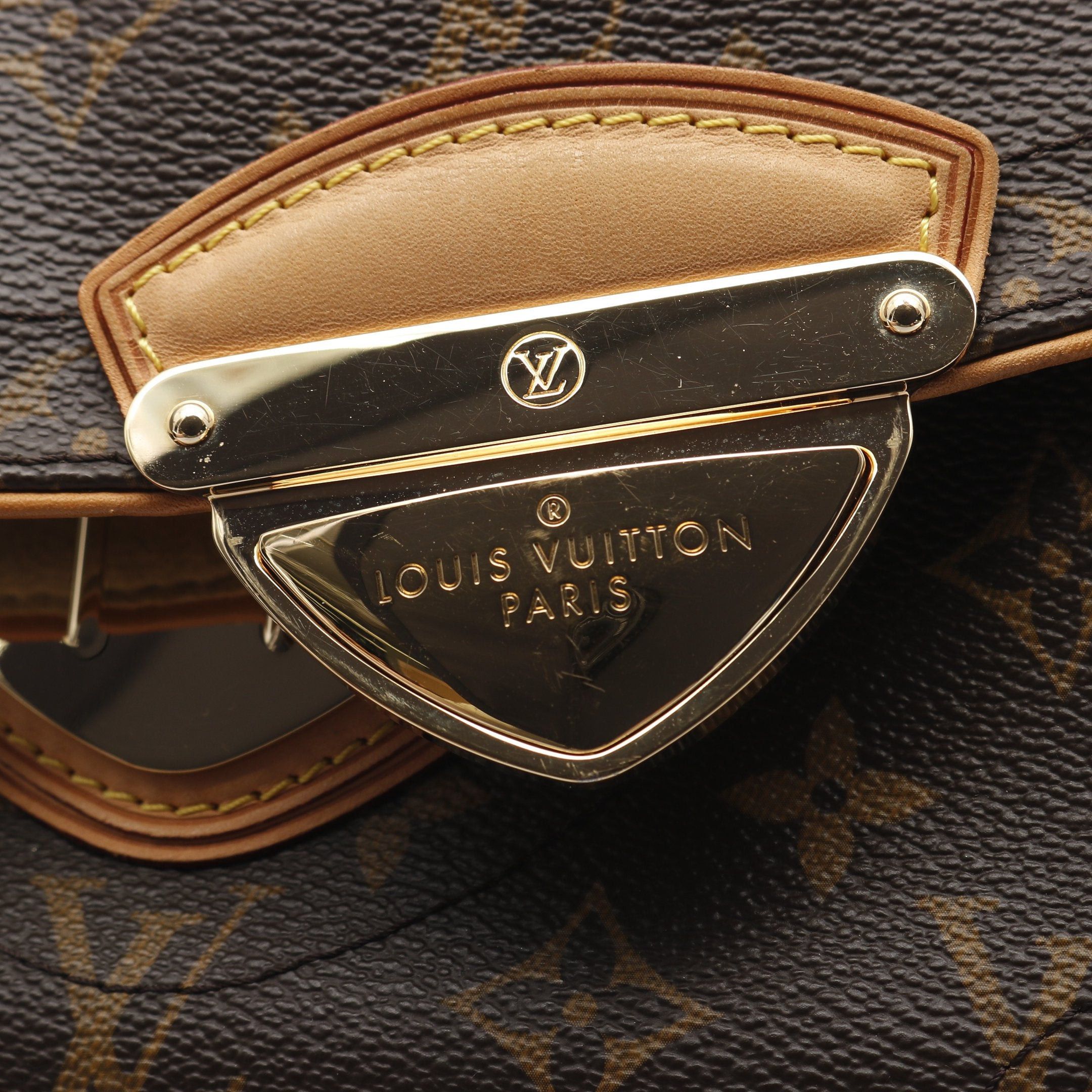 Louis Vuitton Louis Vuitton Beverly Mm Monogram Shoulder Bag Leather Brown Size ONE SIZE - 11 Thumbnail