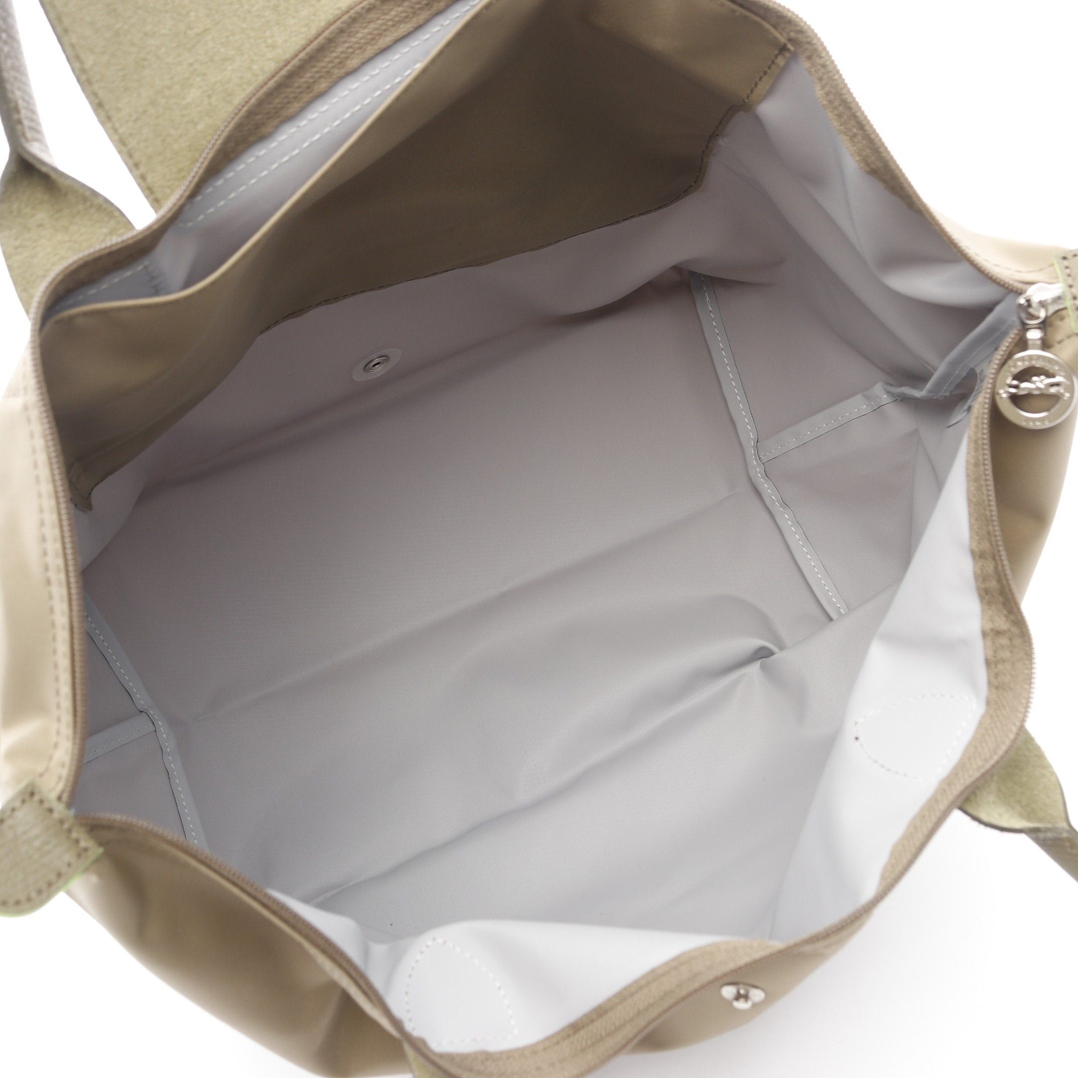 Longchamp Longchamp Le Preage Green L Shoulder Bag Nylon Leather Khaki Size ONE SIZE - 3 Thumbnail