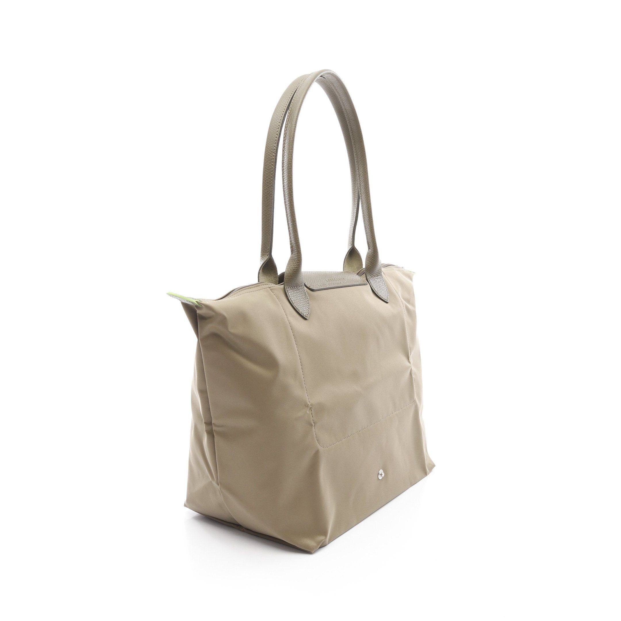 Longchamp Longchamp Le Preage Green L Shoulder Bag Nylon Leather Khaki Size ONE SIZE - 2 Thumbnail