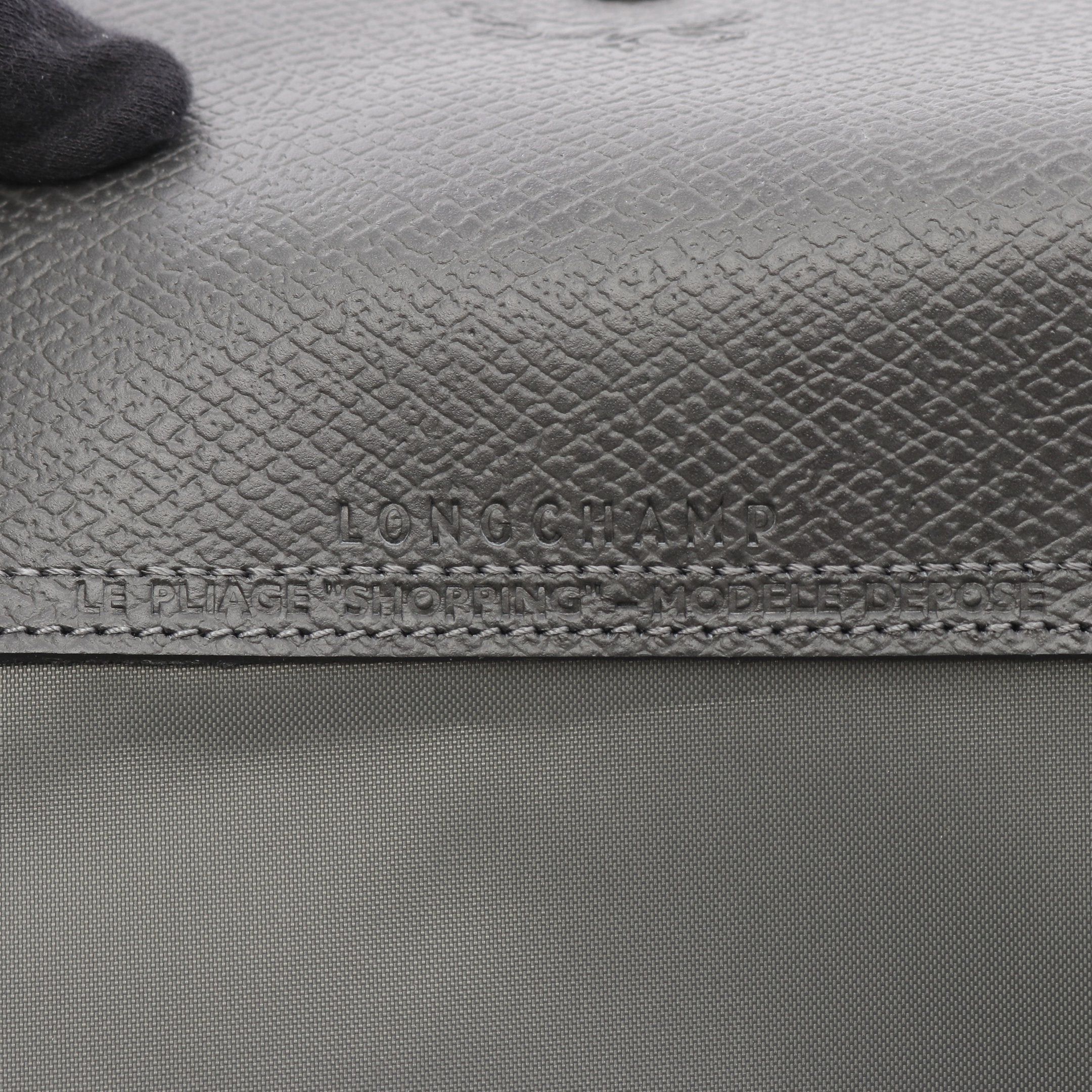 Longchamp Longchamp Le Preage Green L Shoulder Bag Nylon Leather Dark Gray Size ONE SIZE - 4 Thumbnail