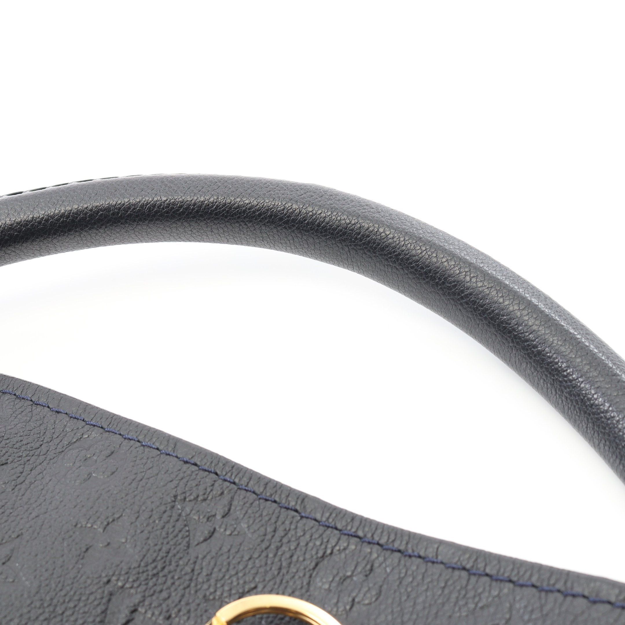 Louis Vuitton Louis Vuitton Artsy Mm Monogram Empreinte Infini One Shoulder Bag Leather Dark Navy Size ONE SIZE - 8 Thumbnail