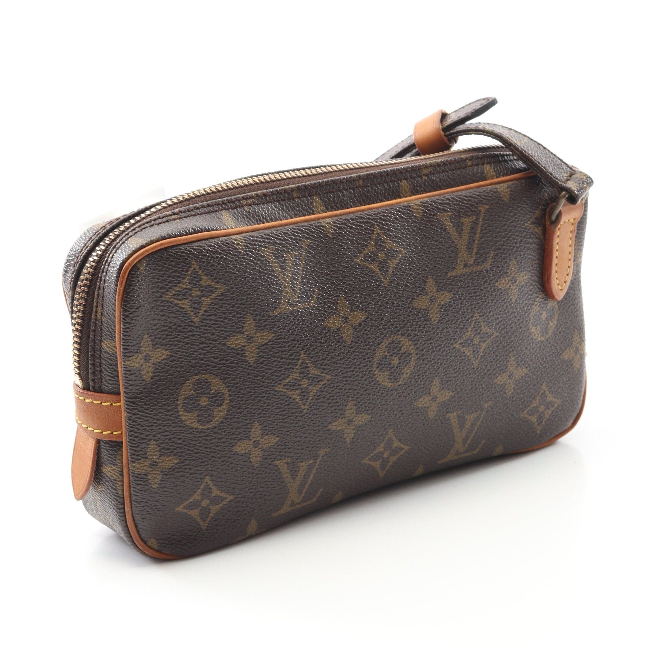 Louis Vuitton Louis Vuitton Marly Monogram Shoulder Bag Leather Brown Size ONE SIZE - 2 Thumbnail