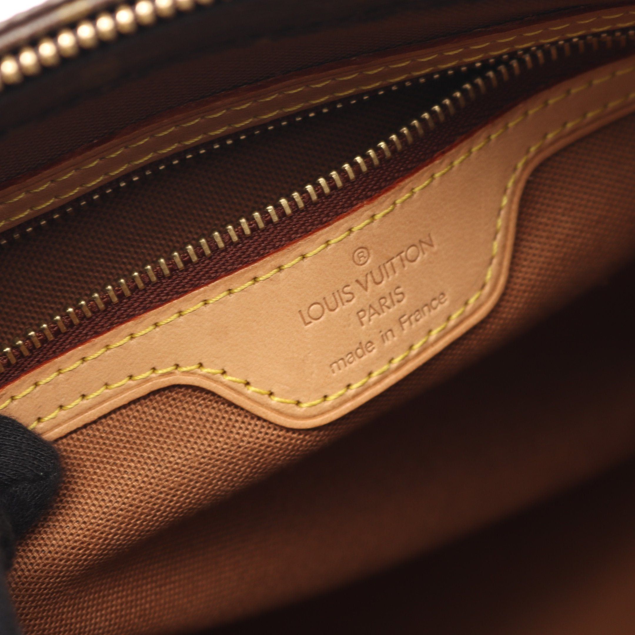 Louis Vuitton Louis Vuitton Cabas Piano Monogram Shoulder Bag Leather Brown Size ONE SIZE - 4 Thumbnail