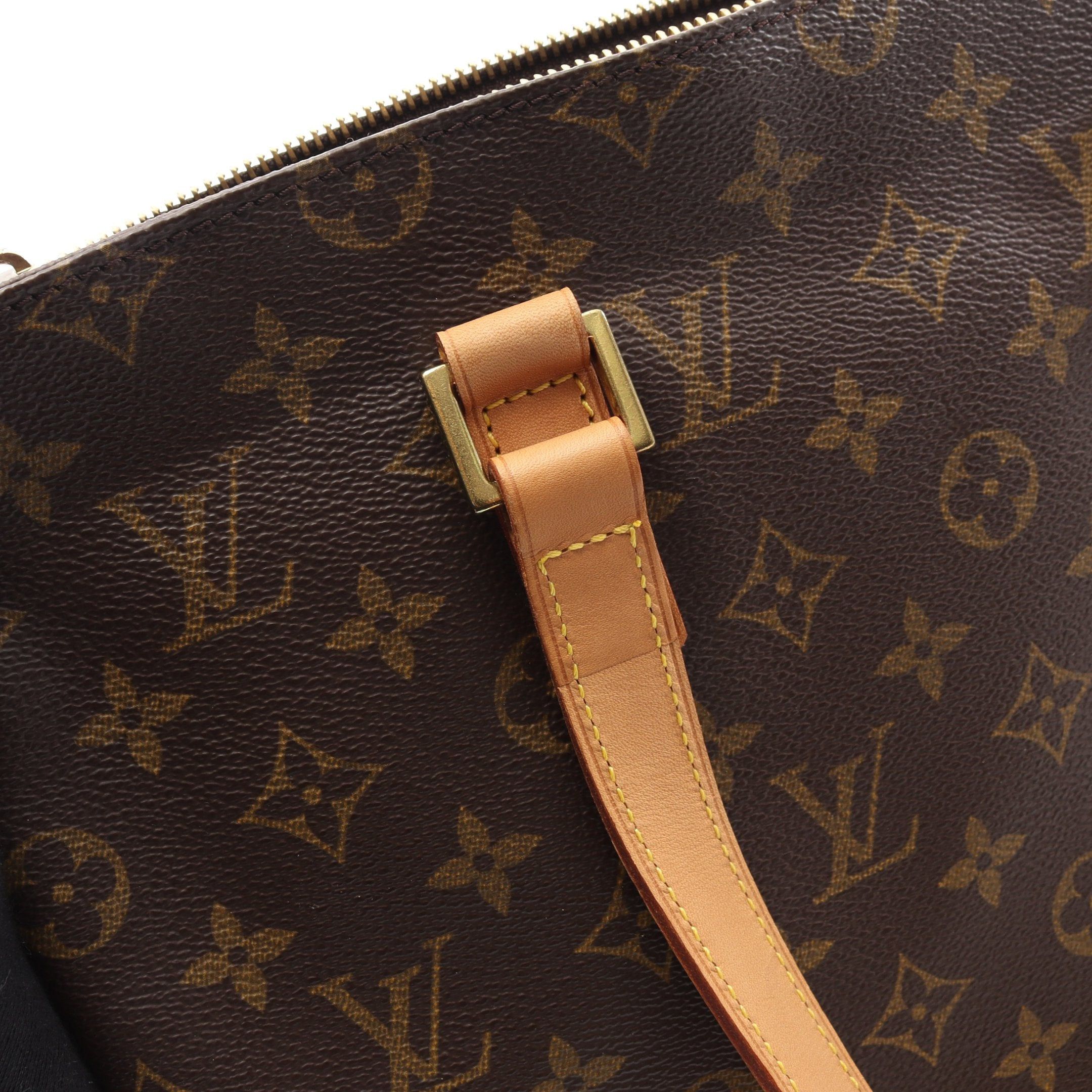 Louis Vuitton Louis Vuitton Cabas Piano Monogram Shoulder Bag Leather Brown Size ONE SIZE - 9 Thumbnail
