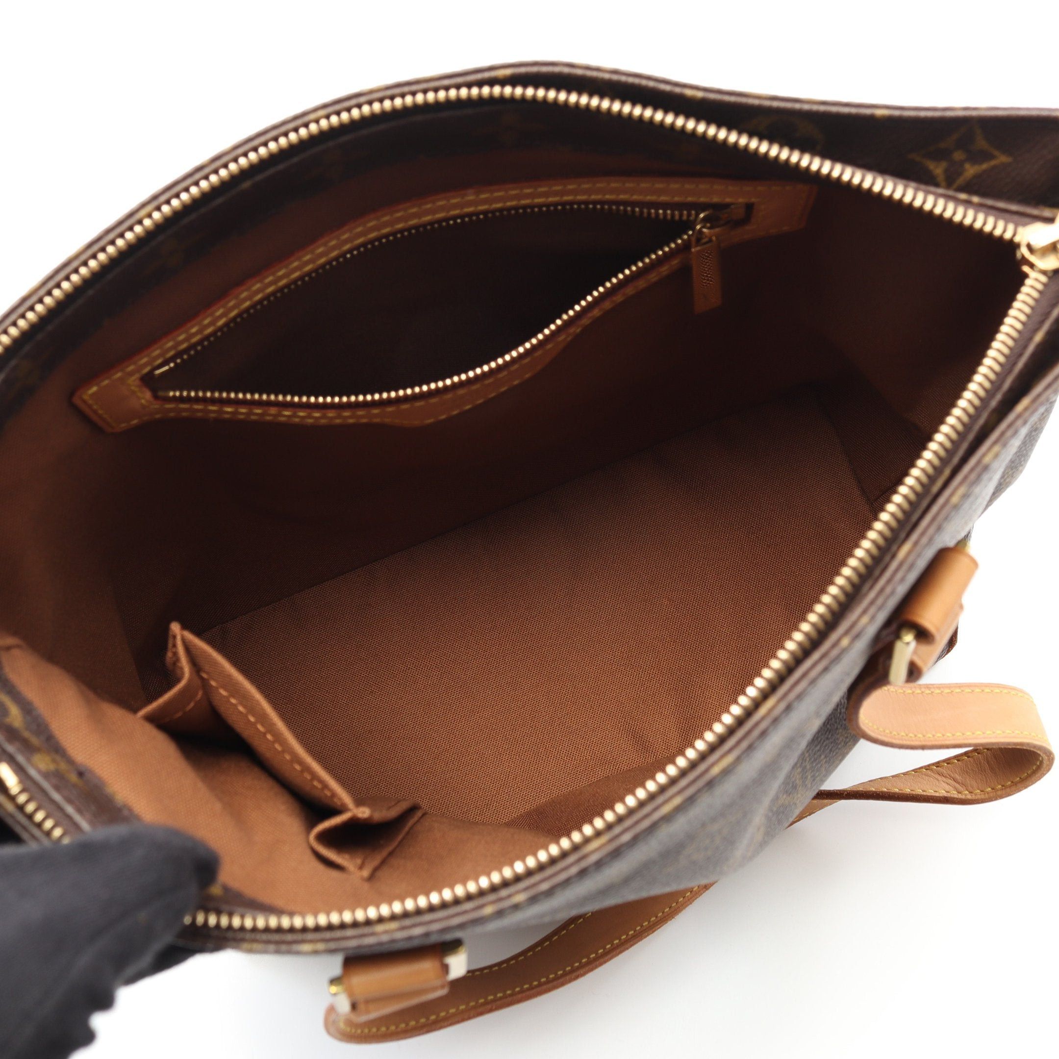 Louis Vuitton Louis Vuitton Cabas Piano Monogram Shoulder Bag Leather Brown Size ONE SIZE - 3 Thumbnail