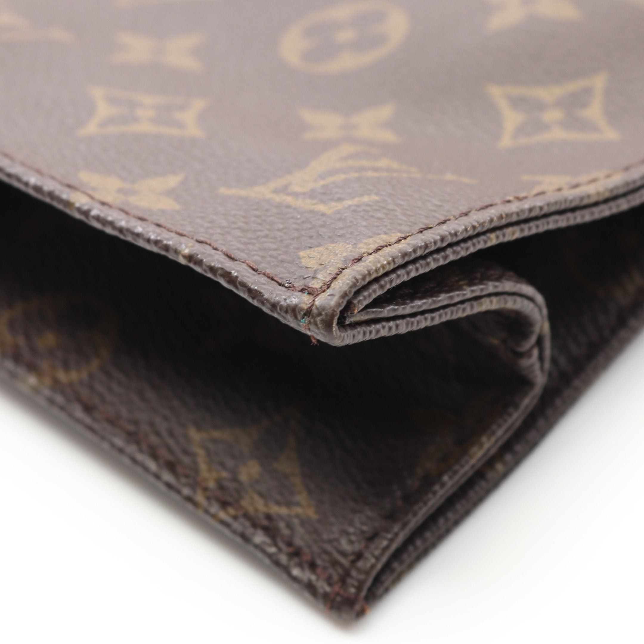 Louis Vuitton Louis Vuitton Sac Plat Monogram Handbag Tote Bag Leather Brown Size ONE SIZE - 10 Thumbnail