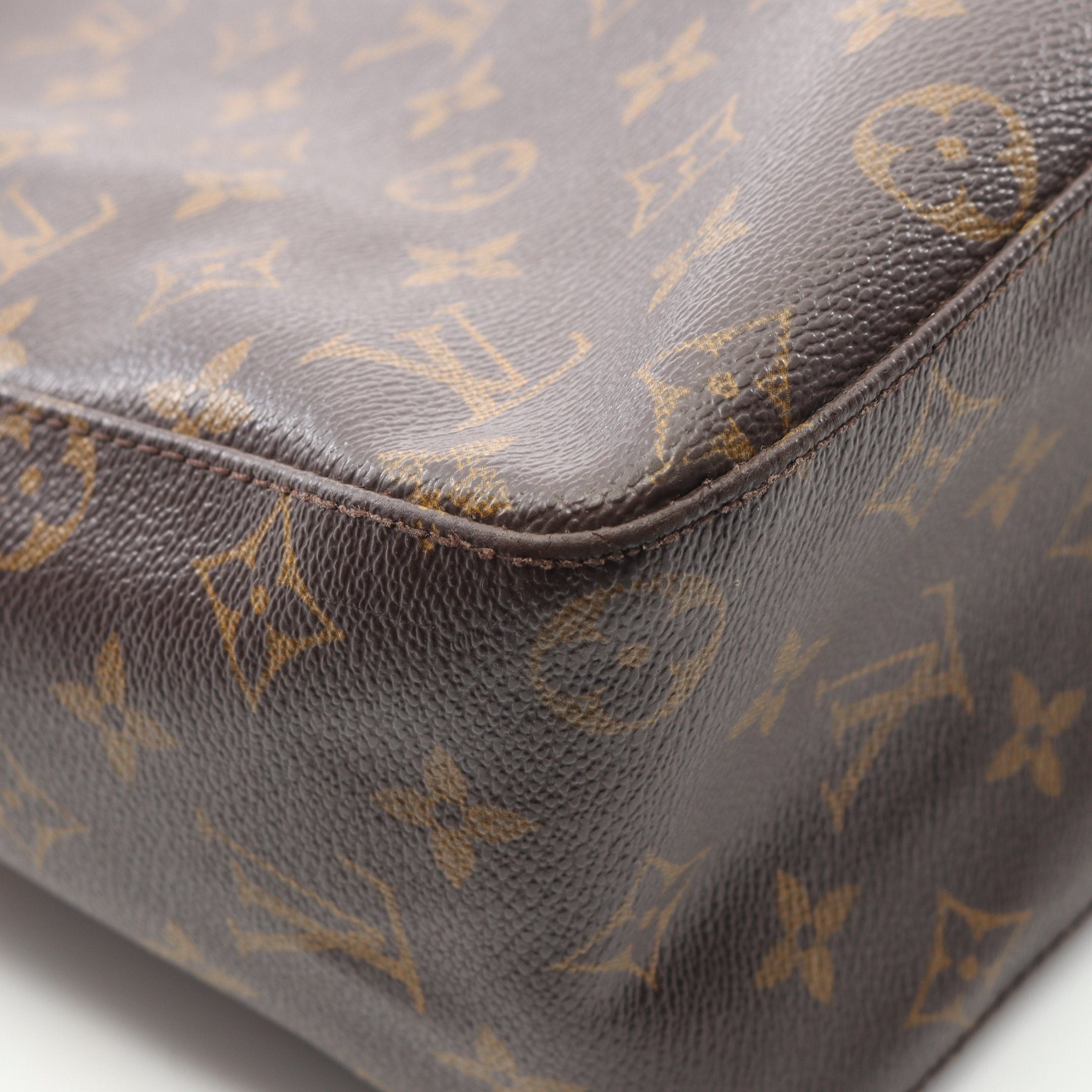 Louis Vuitton Louis Vuitton Looping Gm Monogram Shoulder Bag Leather Brown Size ONE SIZE - 8 Thumbnail