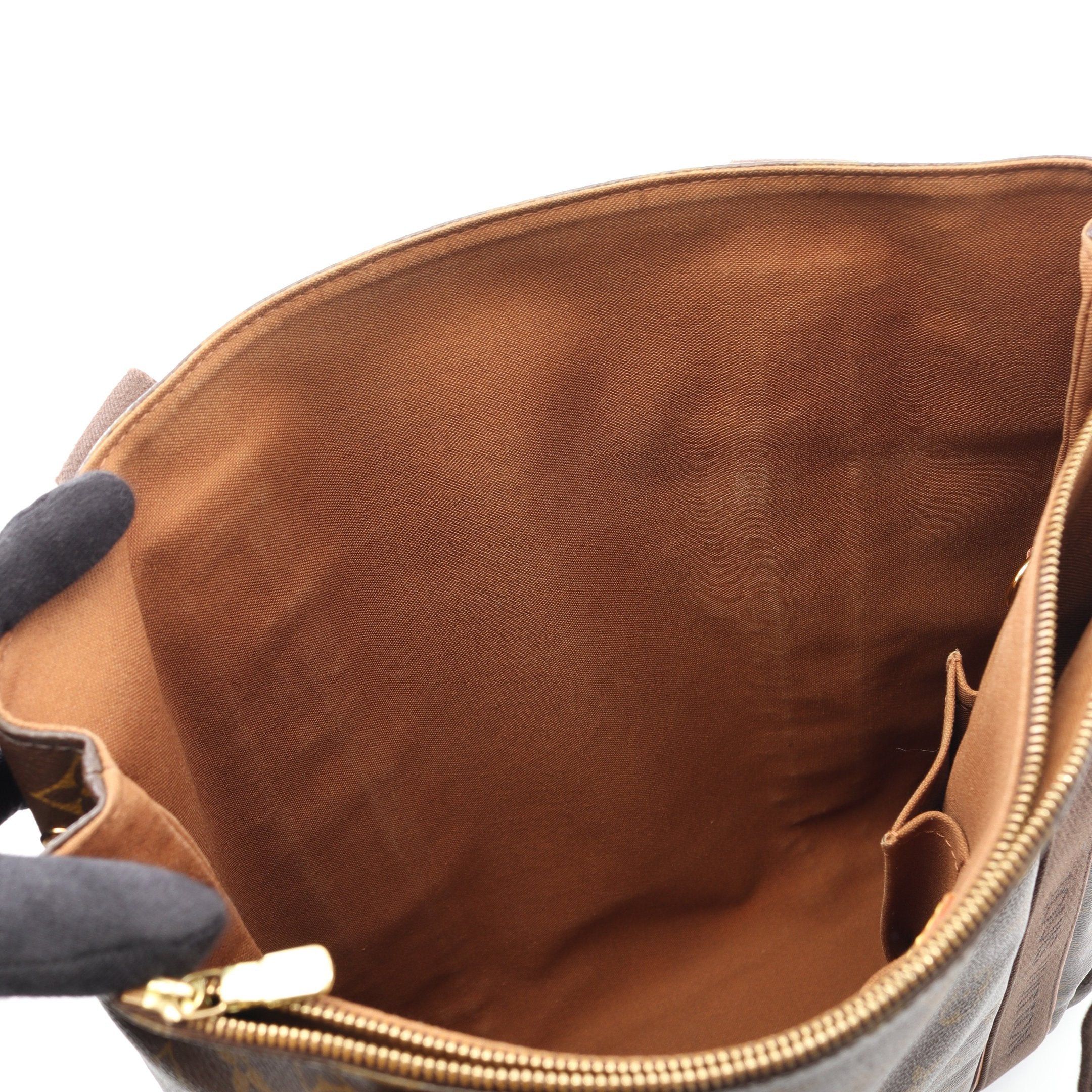 Louis Vuitton Louis Vuitton Hippopotamus Bobourg Monogram Shoulder Bag Tote Leather Brown Size ONE SIZE - 6 Thumbnail
