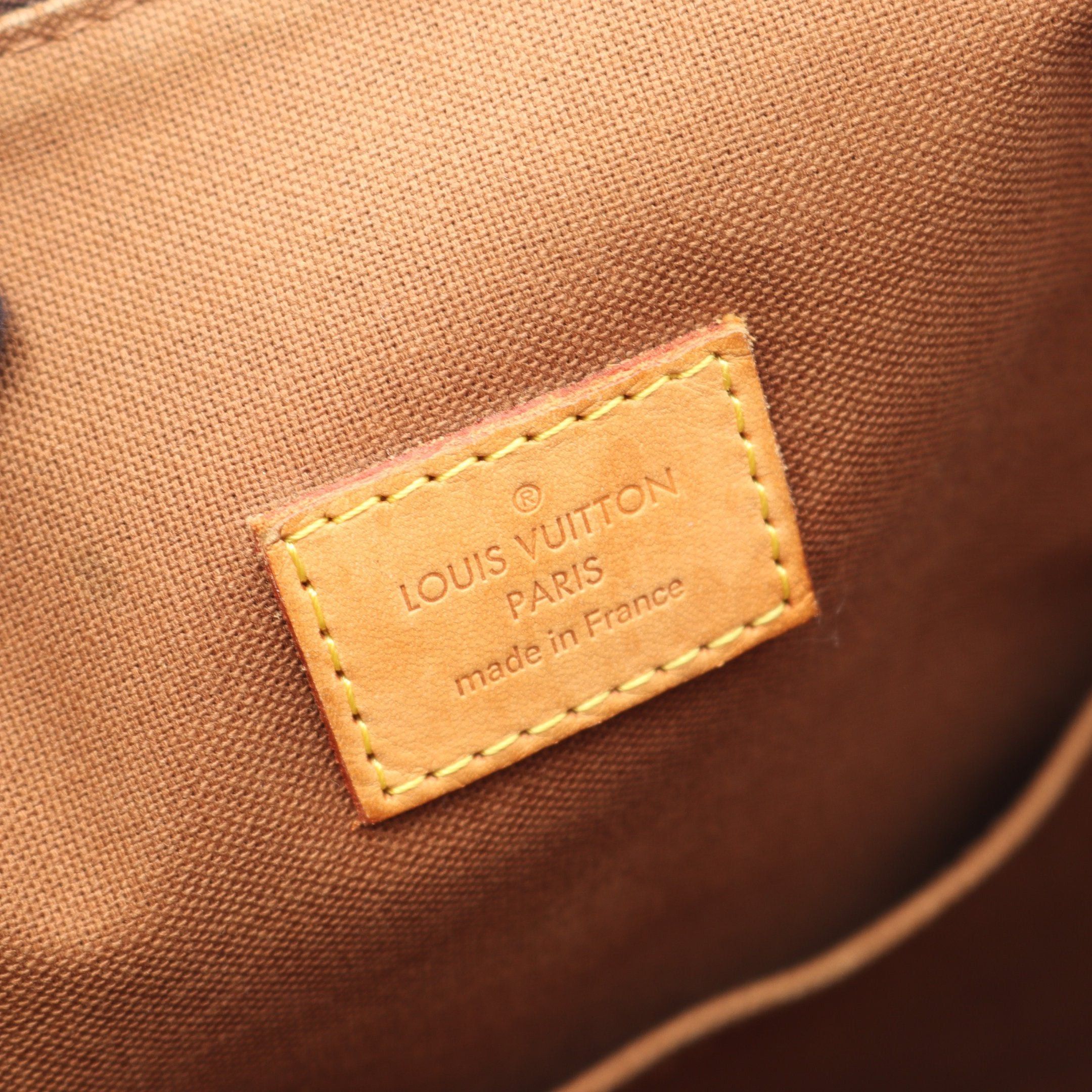 Louis Vuitton Louis Vuitton Hippopotamus Bobourg Monogram Shoulder Bag Tote Leather Brown Size ONE SIZE - 4 Thumbnail