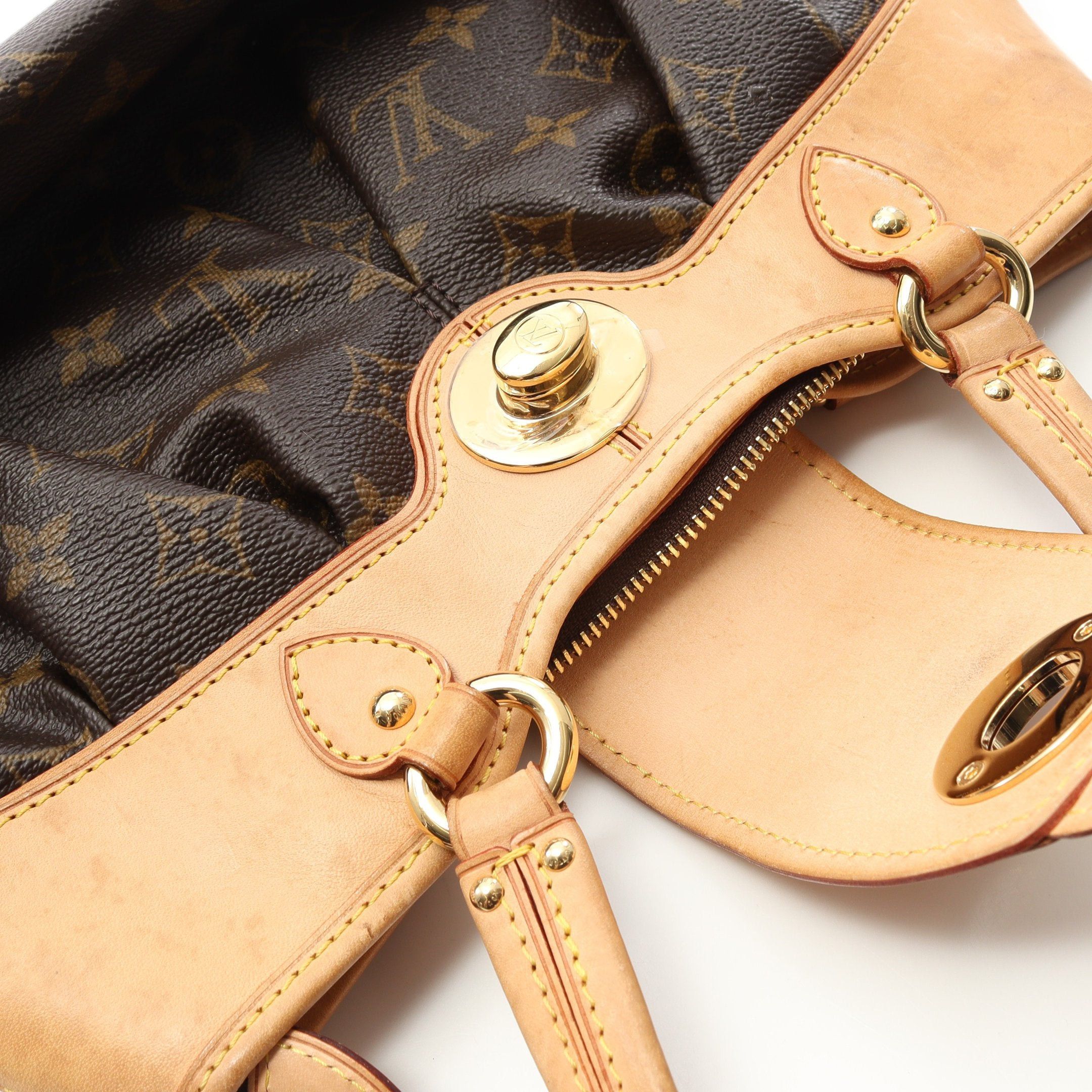 Louis Vuitton Louis Vuitton Boesi Pm Monogram Handbag Leather Brown Size ONE SIZE - 7 Thumbnail