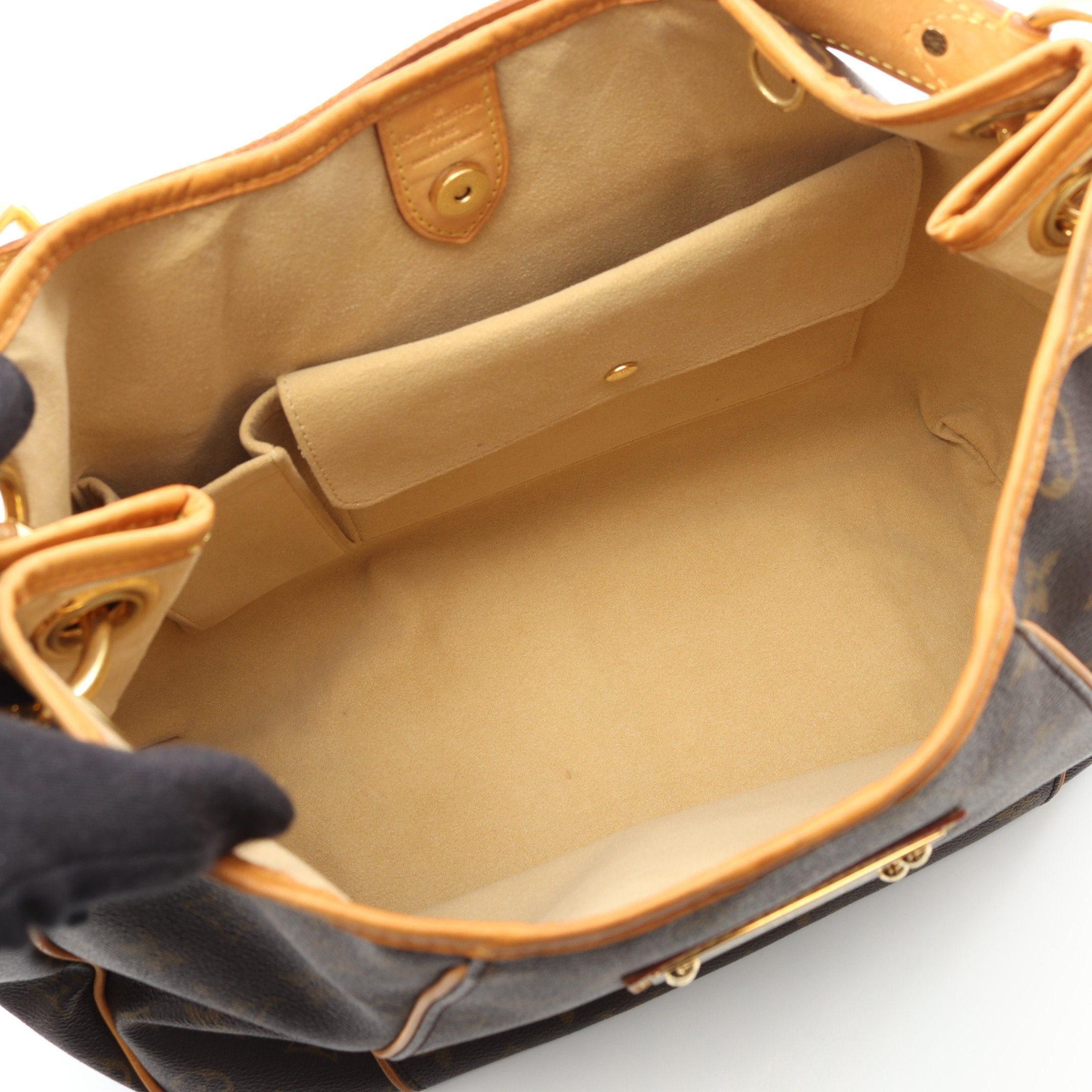 Louis Vuitton Louis Vuitton Galliera Pm Monogram One Shoulder Bag Leather Brown Size ONE SIZE - 3 Thumbnail
