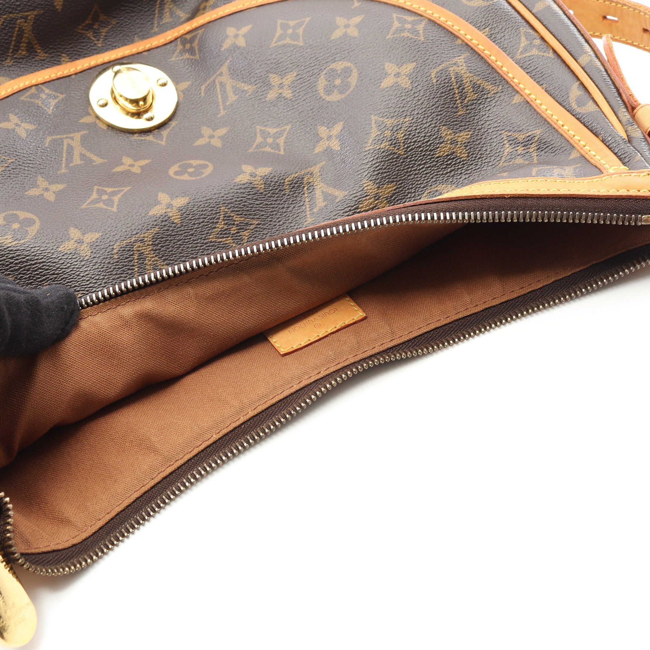 Louis Vuitton Louis Vuitton Tulum Gm Monogram Shoulder Bag Leather Brown Size ONE SIZE - 6 Thumbnail