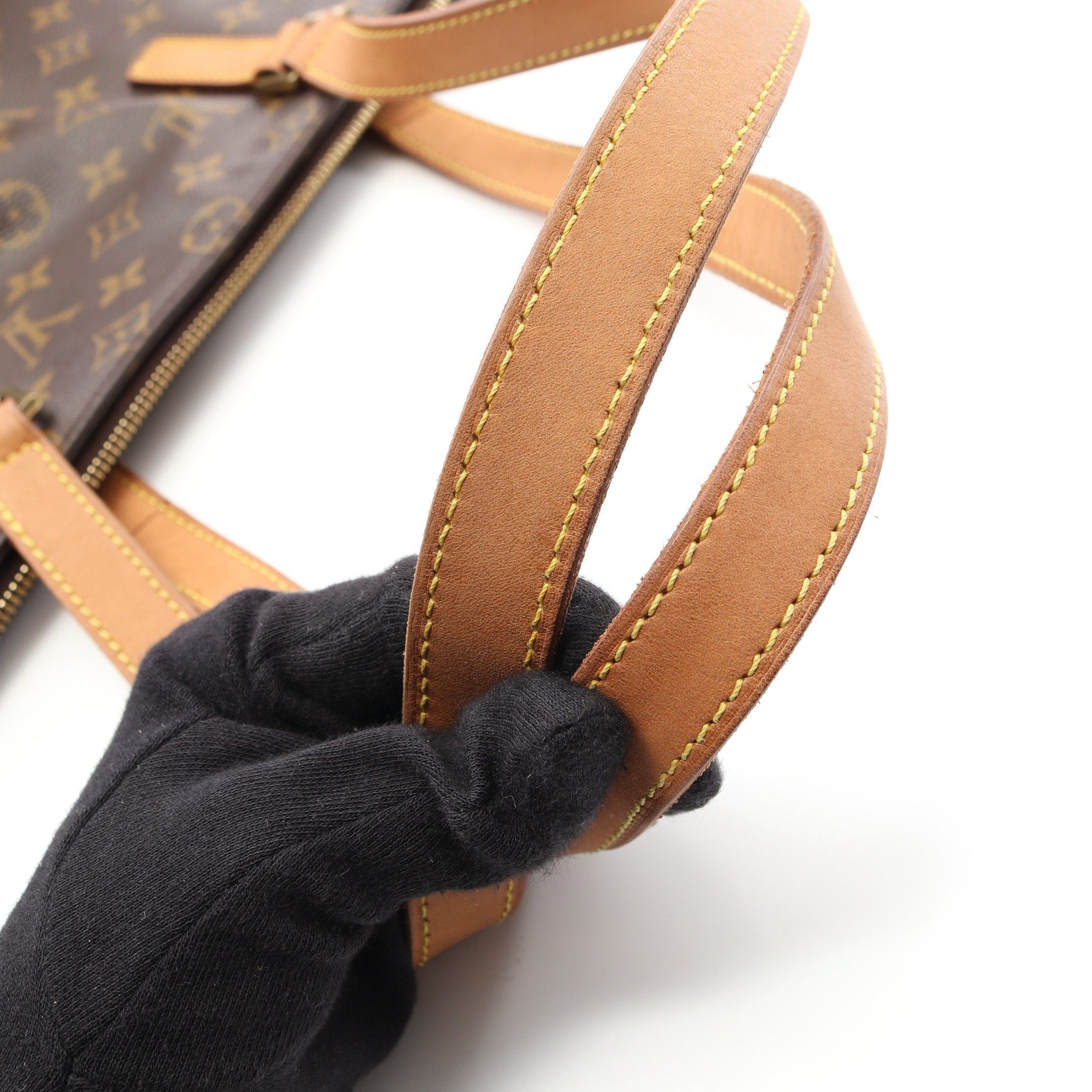 Louis Vuitton Louis Vuitton Kabamezo Monogram Shoulder Bag Tote Leather Brown Size ONE SIZE - 9 Thumbnail