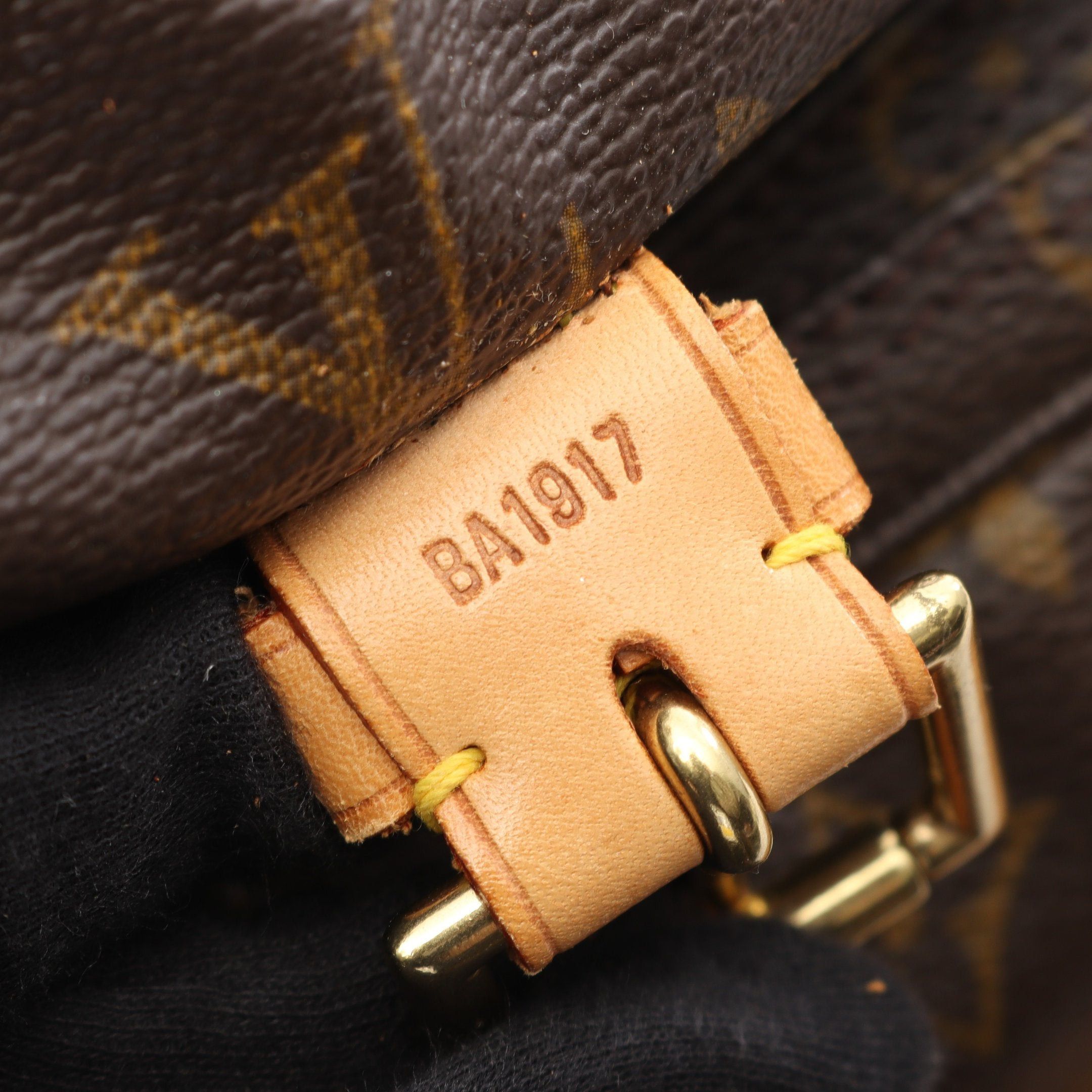 Louis Vuitton Louis Vuitton Montsouris Gm Monogram Backpack Rucksack Leather Brown Size ONE SIZE - 5 Thumbnail