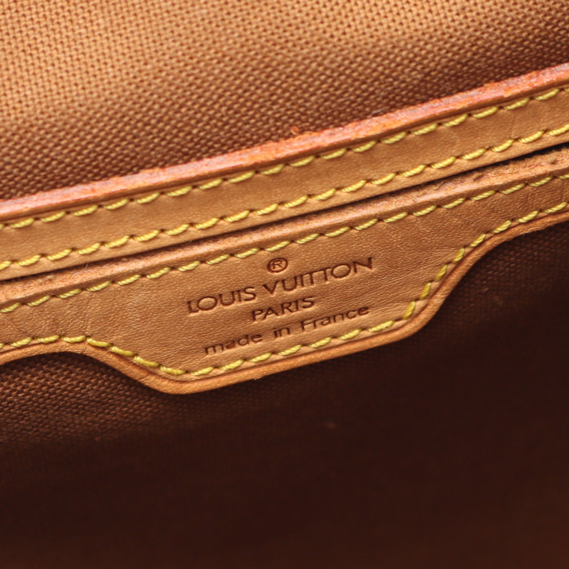 Louis Vuitton Louis Vuitton Montsouris Gm Monogram Backpack Rucksack Leather Brown Size ONE SIZE - 4 Thumbnail