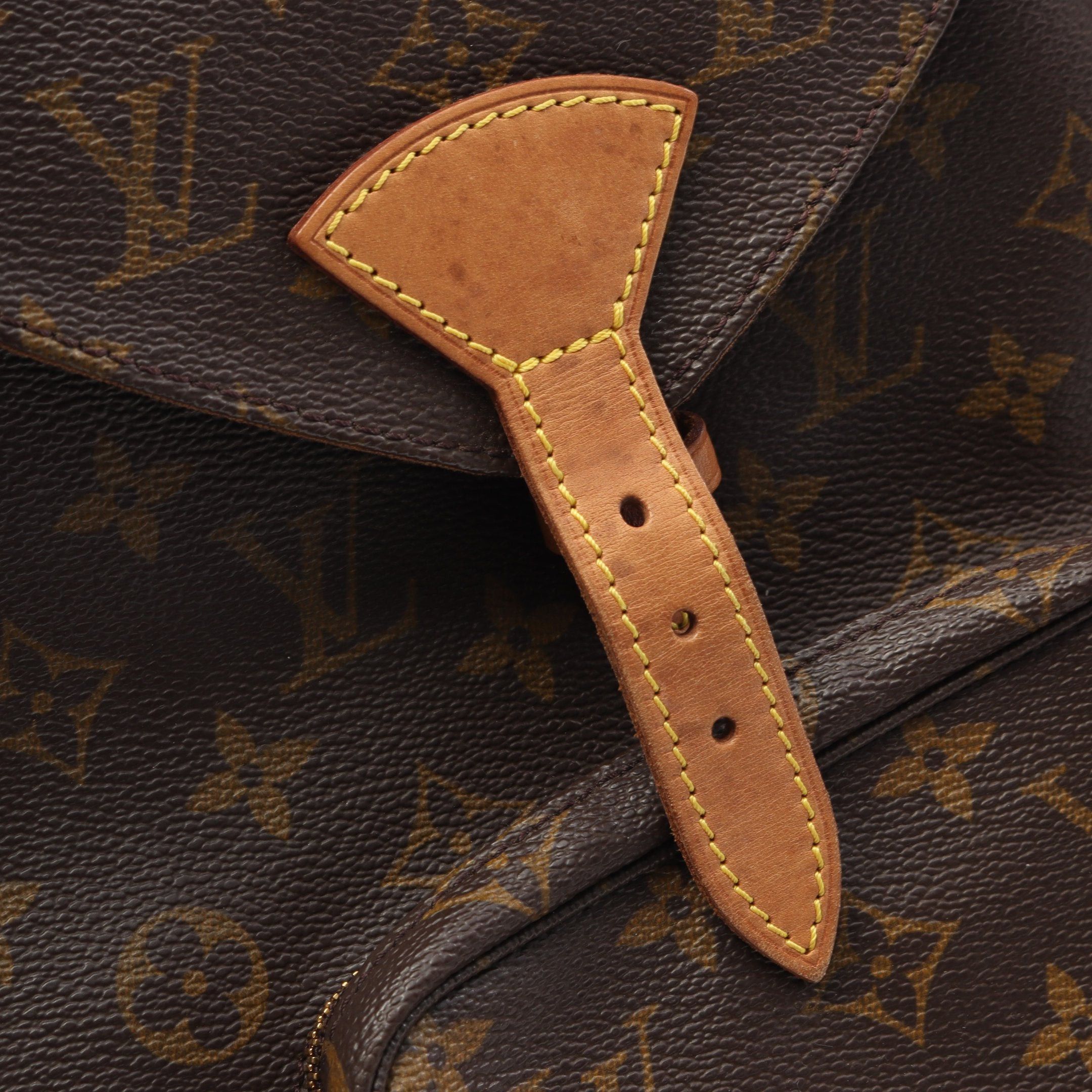 Louis Vuitton Louis Vuitton Montsouris Mm Monogram Backpack Rucksack Leather Brown Size ONE SIZE - 8 Thumbnail