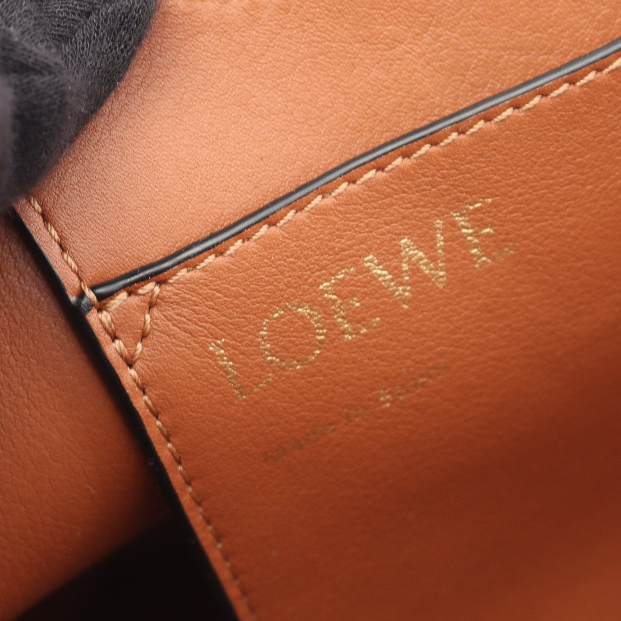 Loewe Loewe Anagram Shoulder Bag Tote Canvas Leather Off White Brown Size ONE SIZE - 4 Thumbnail