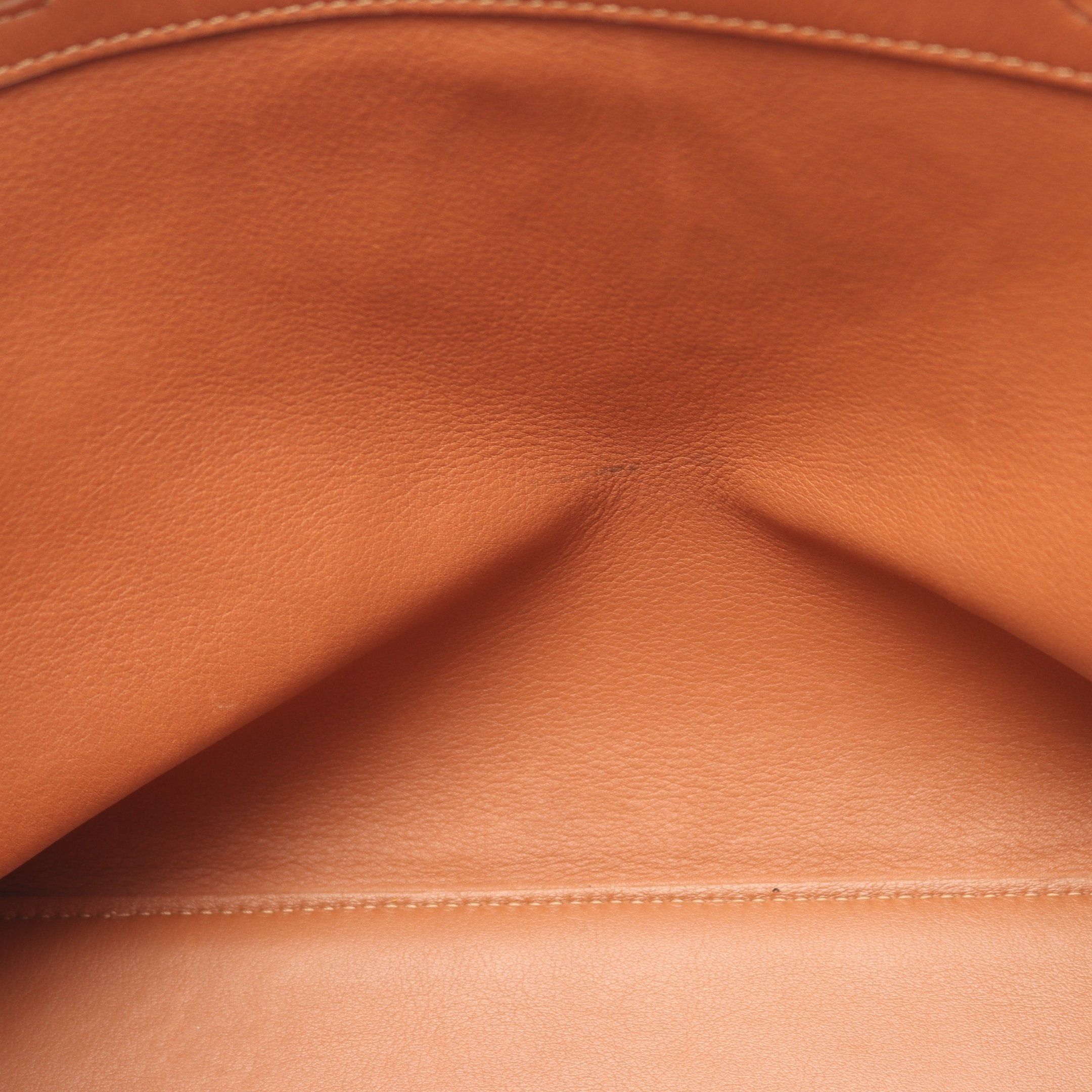 Loewe Loewe Anagram Shoulder Bag Tote Canvas Leather Off White Brown Size ONE SIZE - 5 Thumbnail