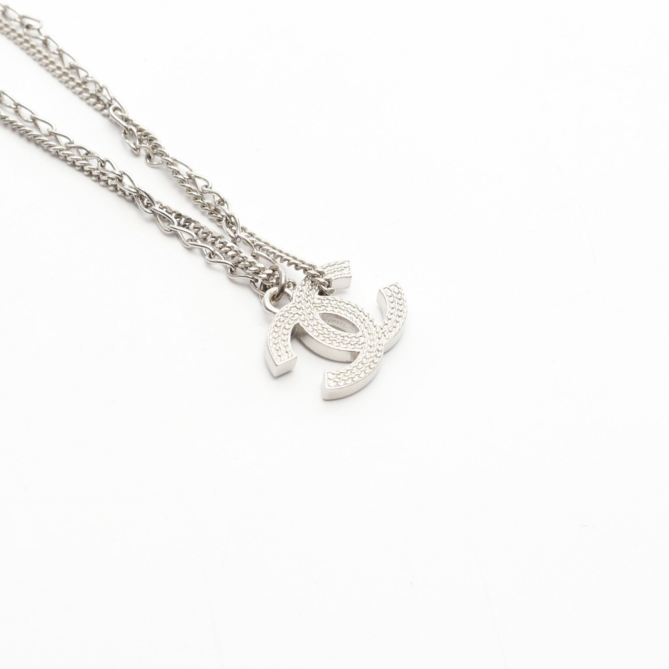 Chanel Chanel Coco Mark Necklace Plating Silver 09P Size ONE SIZE - 6 Thumbnail