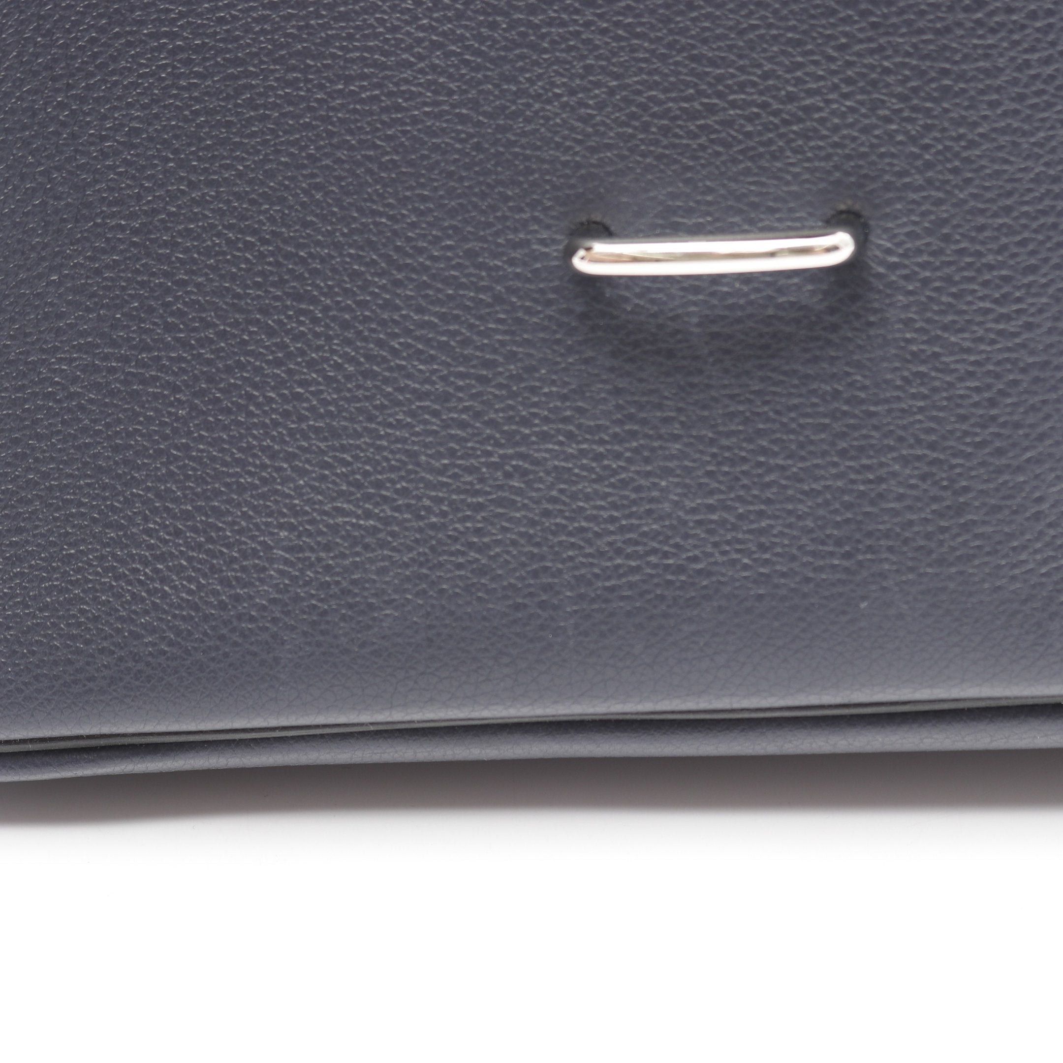 Hermes Hermes Steep Light Junior Bleu Nui Shoulder Bag Evercolor Dark Navy Silver Hardware Z Stamp Size ONE SIZE - 6 Thumbnail