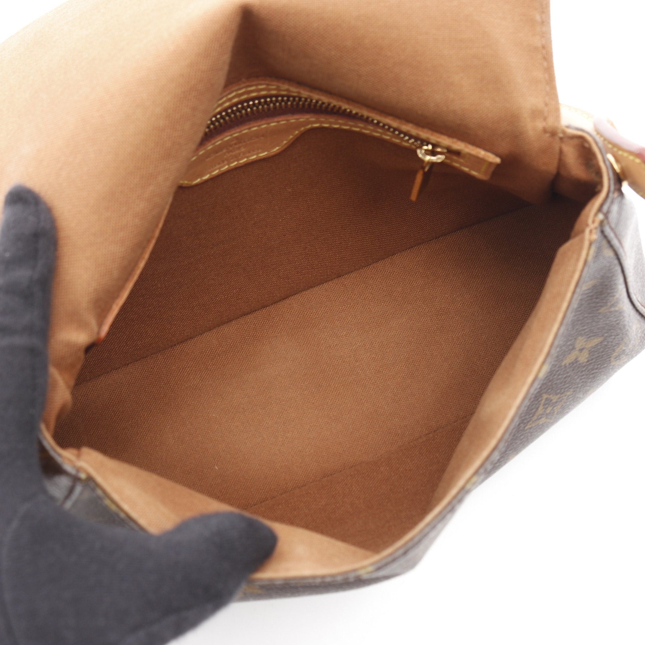 Louis Vuitton Louis Vuitton Mini Looping Monogram Handbag Leather Brown Size ONE SIZE - 3 Thumbnail