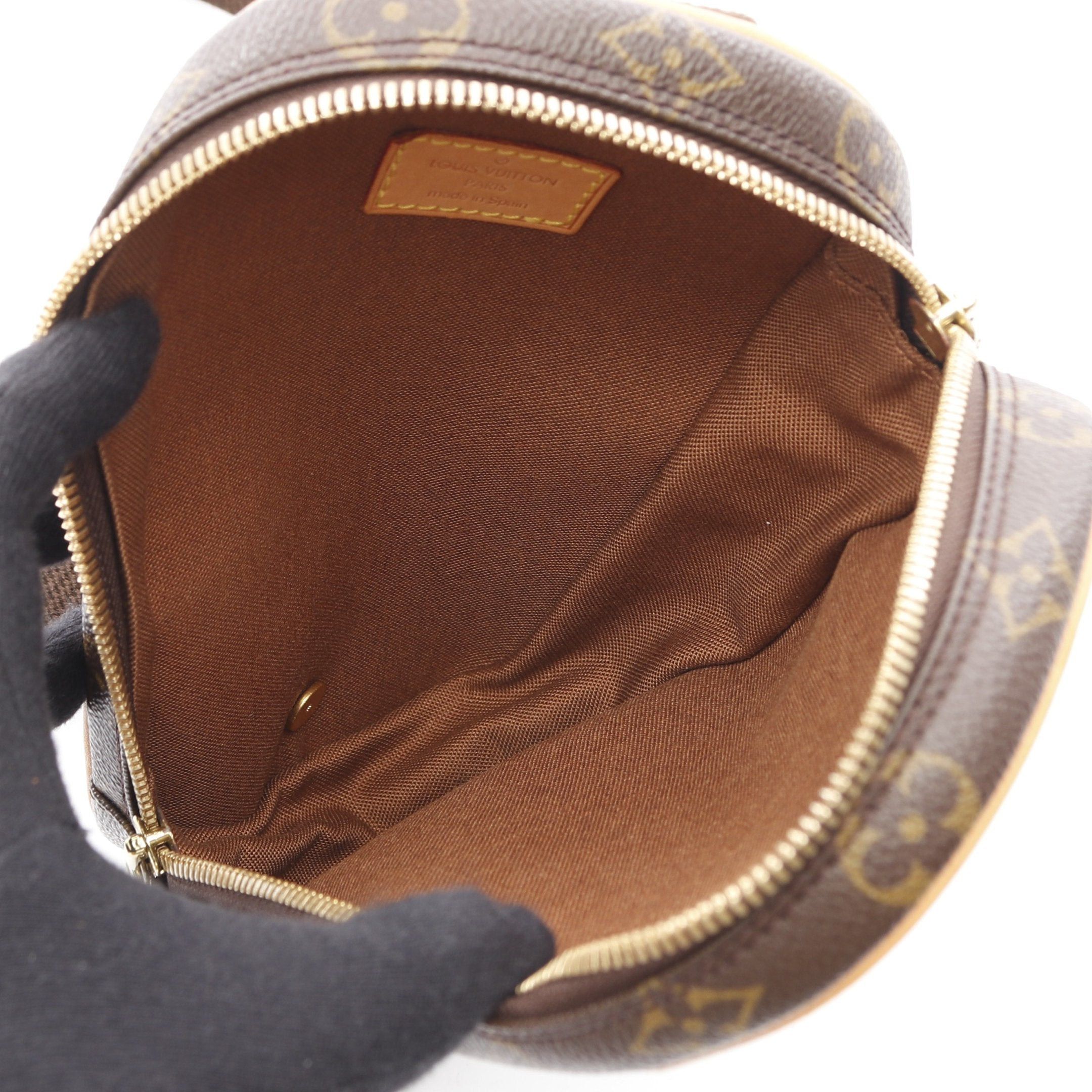 Louis Vuitton Louis Vuitton Pochette Ganju Monogram Body Bag Leather Brown Size ONE SIZE - 3 Thumbnail