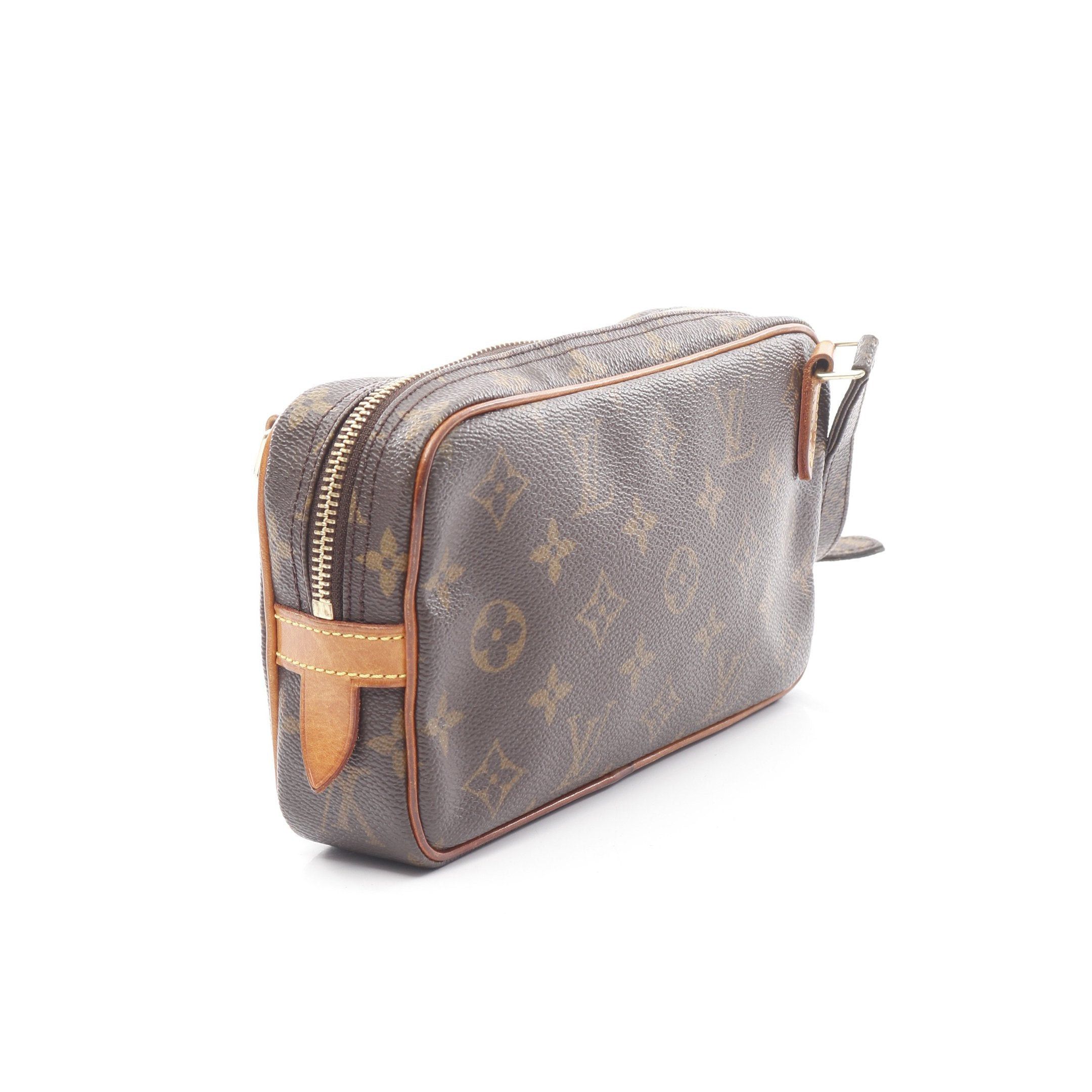 Louis Vuitton Louis Vuitton Marly Monogram Shoulder Bag Leather Brown Size ONE SIZE - 2 Thumbnail