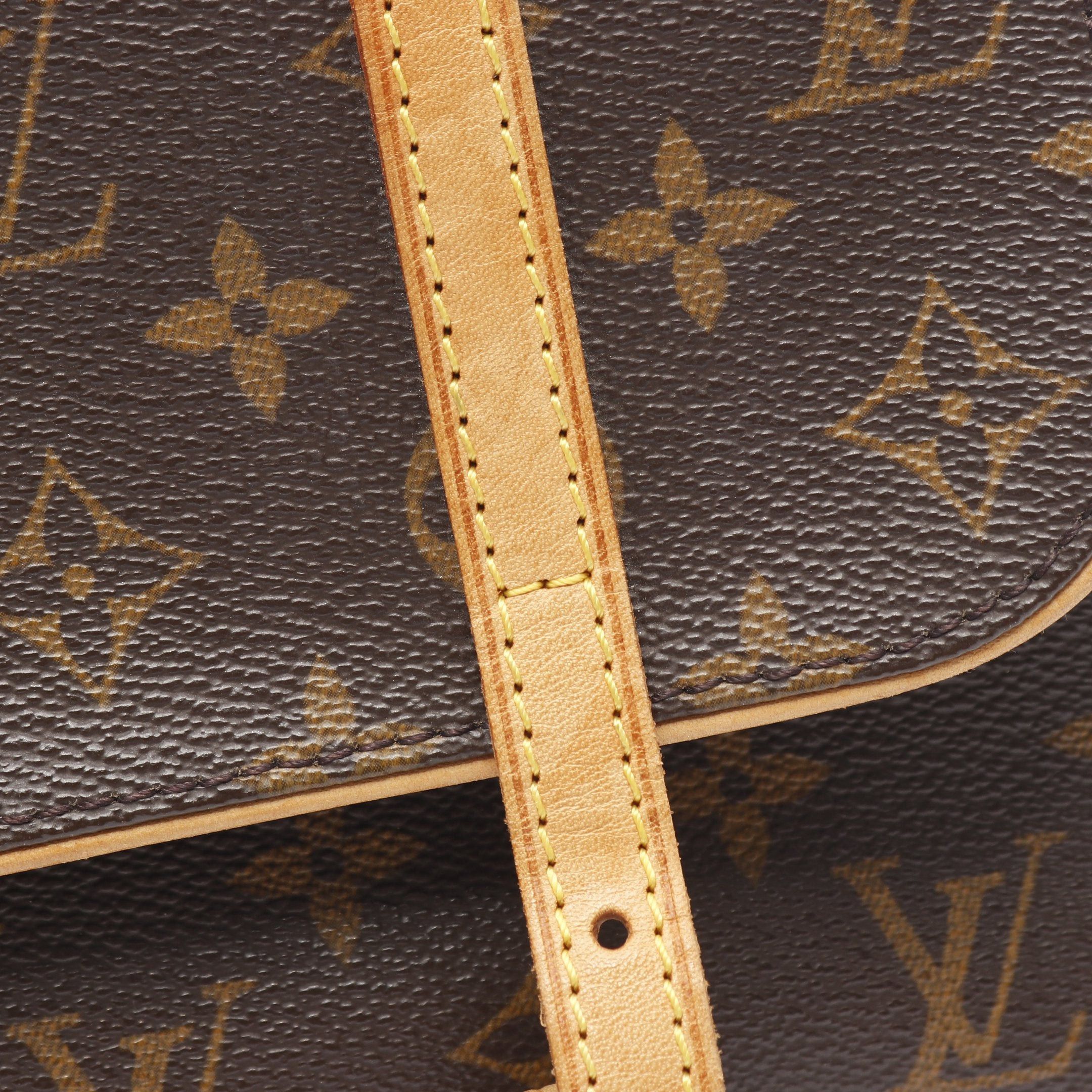 Louis Vuitton Louis Vuitton Murrell Monogram Shoulder Bag Leather Brown Size ONE SIZE - 7 Thumbnail