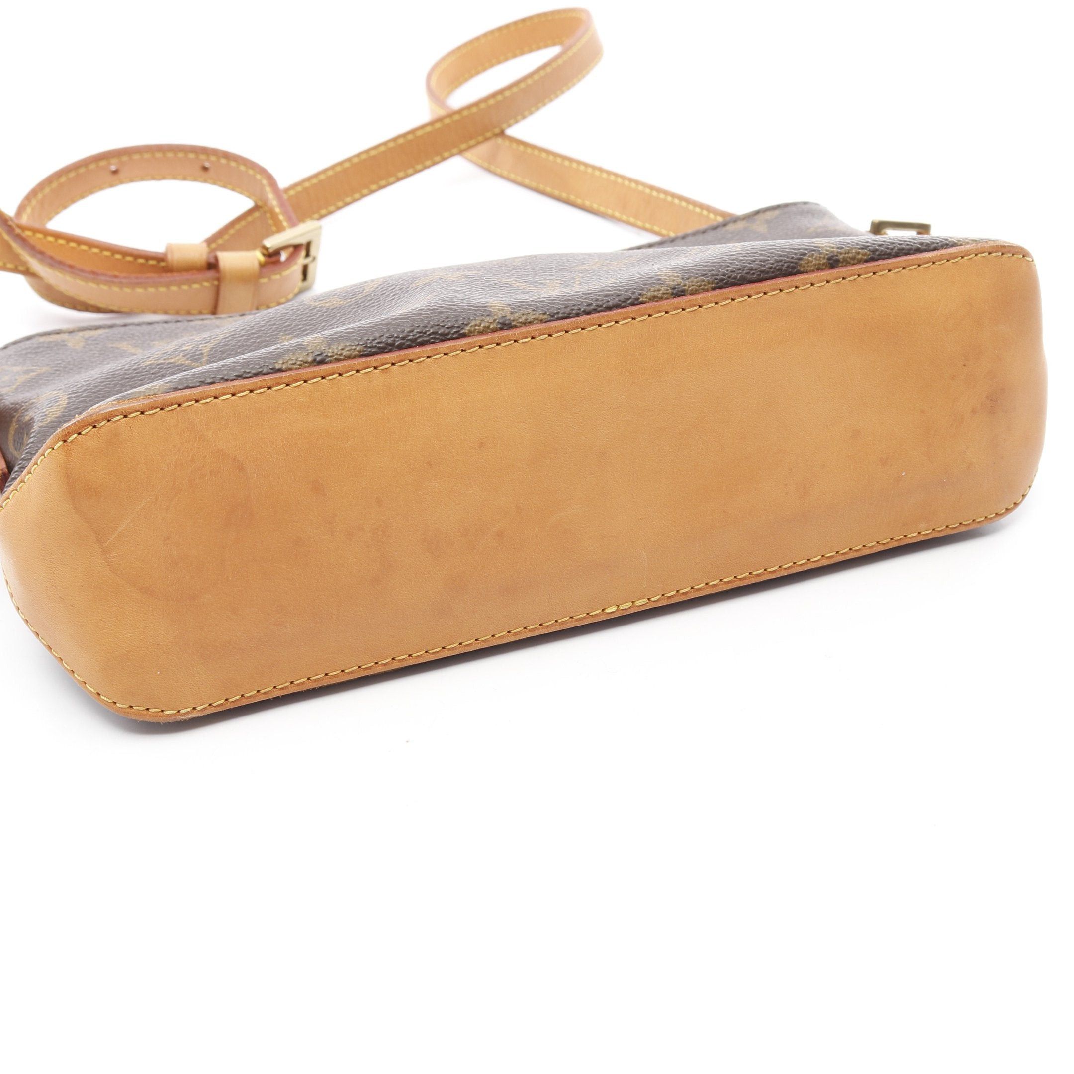 Louis Vuitton Louis Vuitton Trotteur Monogram Shoulder Bag Leather Brown Size ONE SIZE - 7 Thumbnail