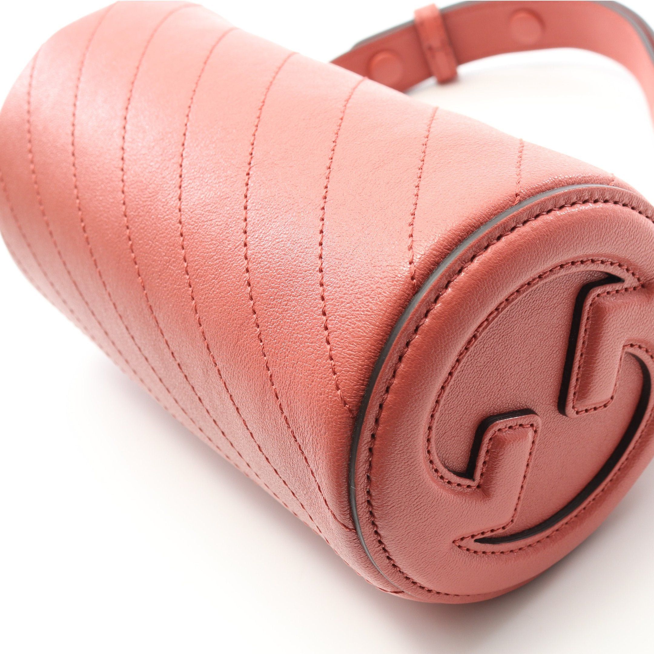 Gucci Gucci Blondie Mini One Shoulder Bag Leather Pink Size ONE SIZE - 6 Thumbnail