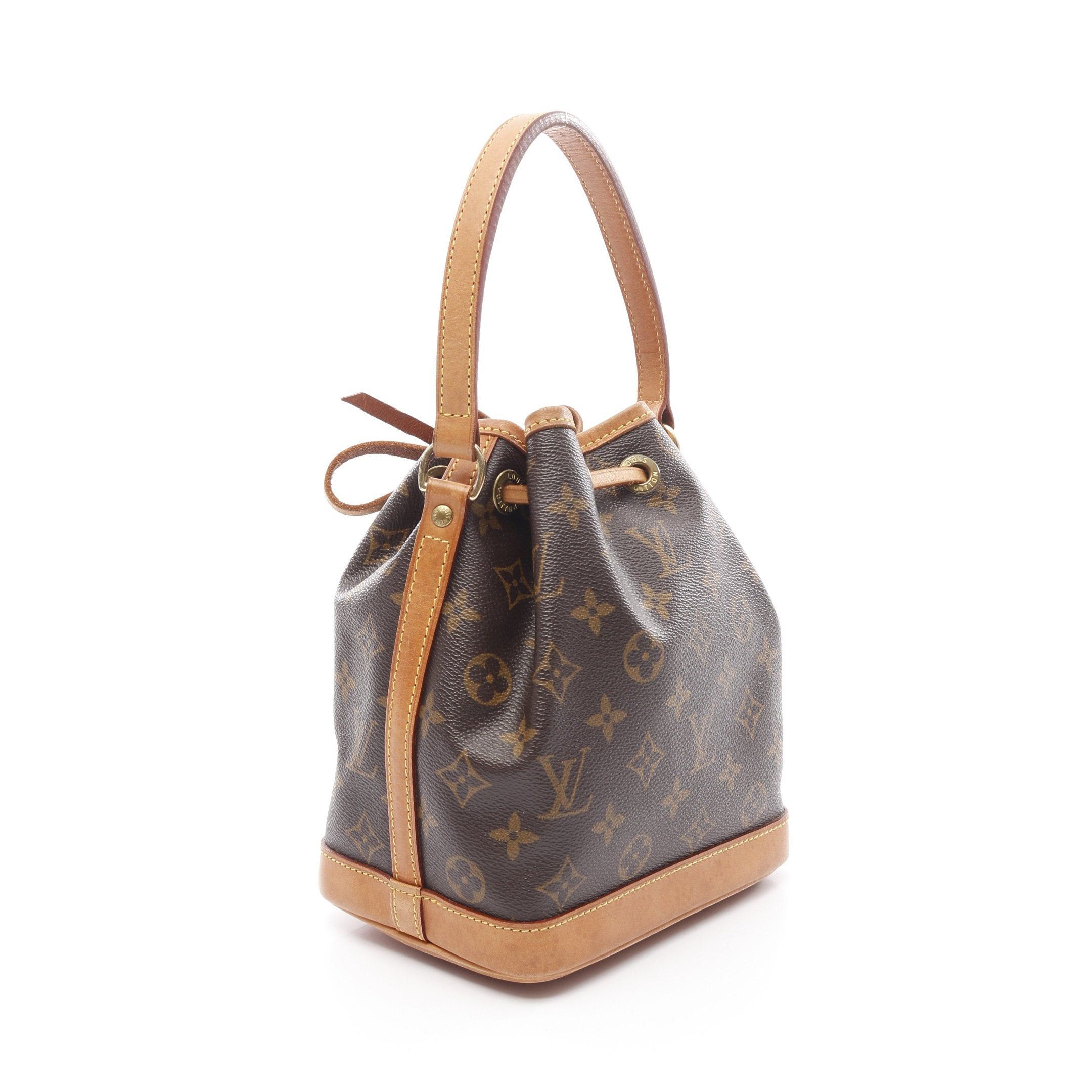 Louis Vuitton Louis Vuitton Mininoe Monogram Handbag Leather Brown Size ONE SIZE - 2 Thumbnail