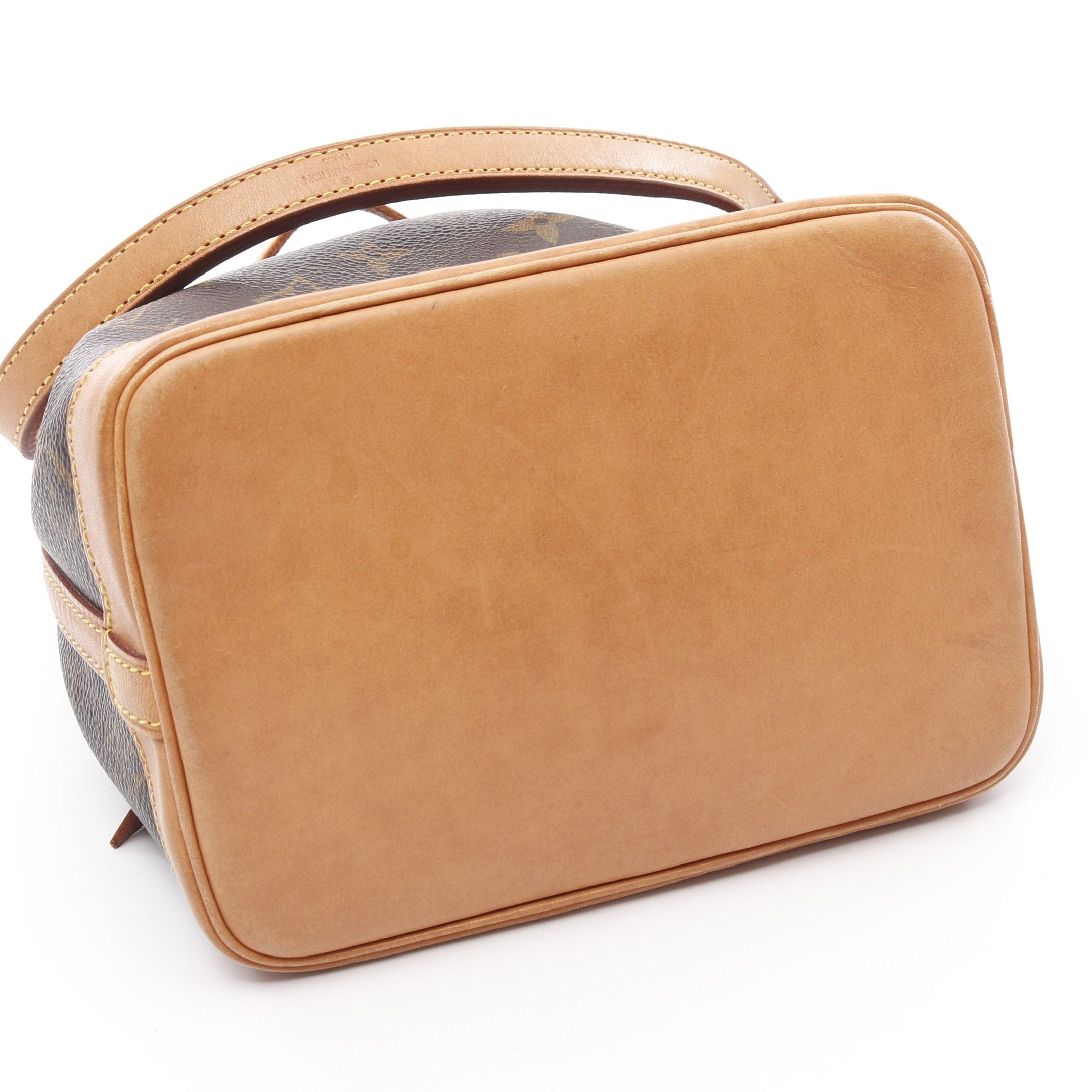 Louis Vuitton Louis Vuitton Mininoe Monogram Handbag Leather Brown Size ONE SIZE - 6 Thumbnail