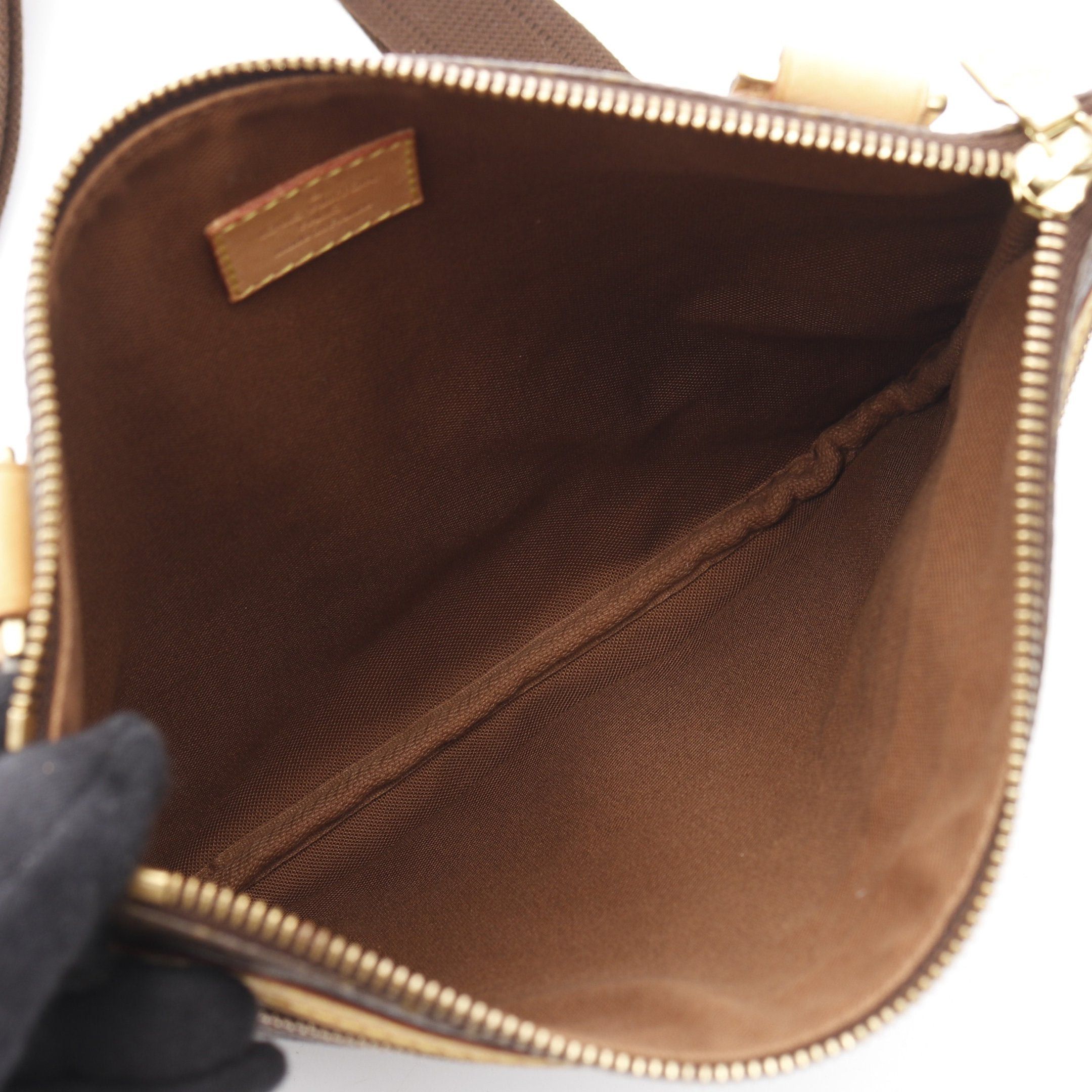Louis Vuitton Louis Vuitton Pochette Bosphore Monogram Shoulder Bag Leather Brown Size ONE SIZE - 3 Thumbnail