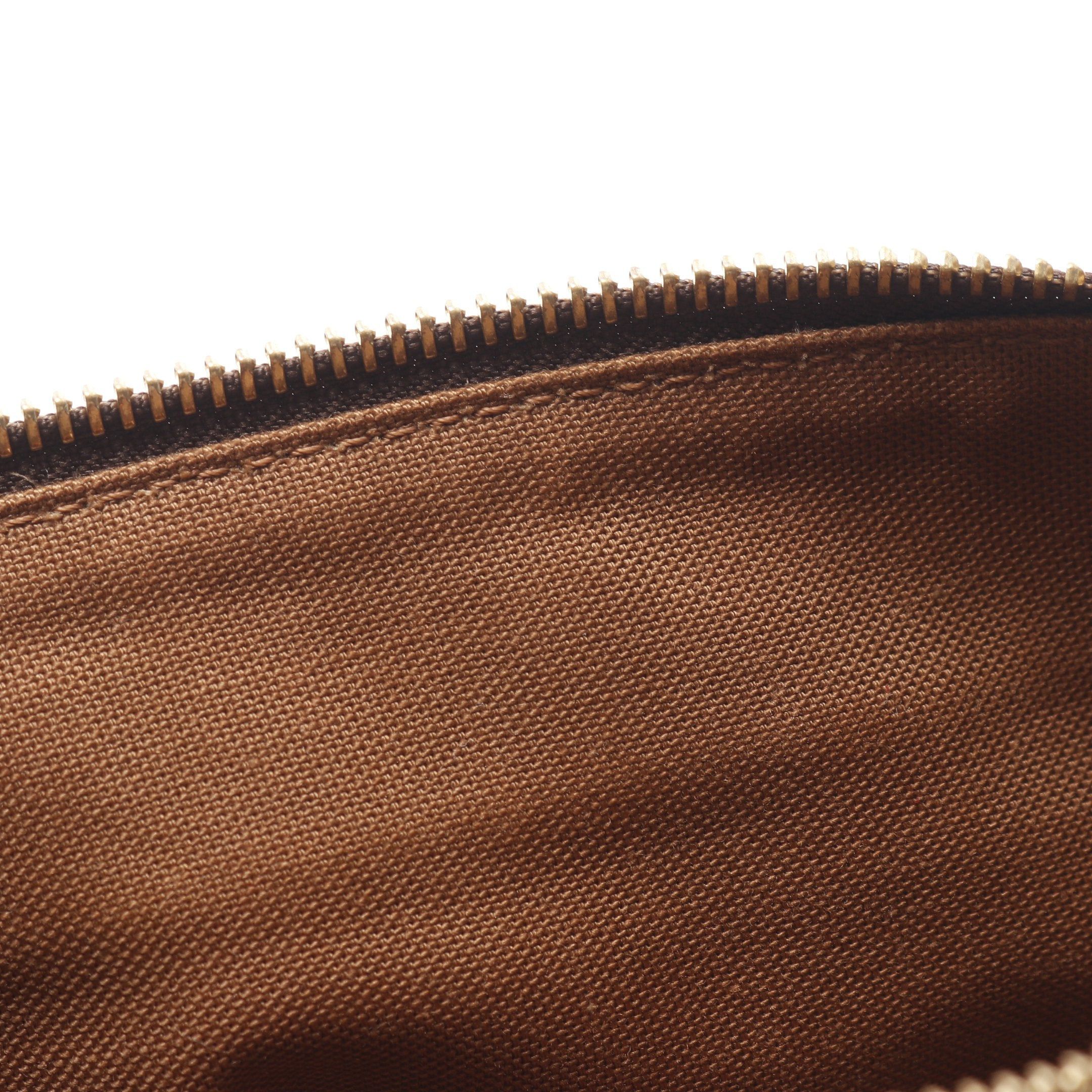 Louis Vuitton Louis Vuitton Pochette Bosphore Monogram Shoulder Bag Leather Brown Size ONE SIZE - 8 Thumbnail