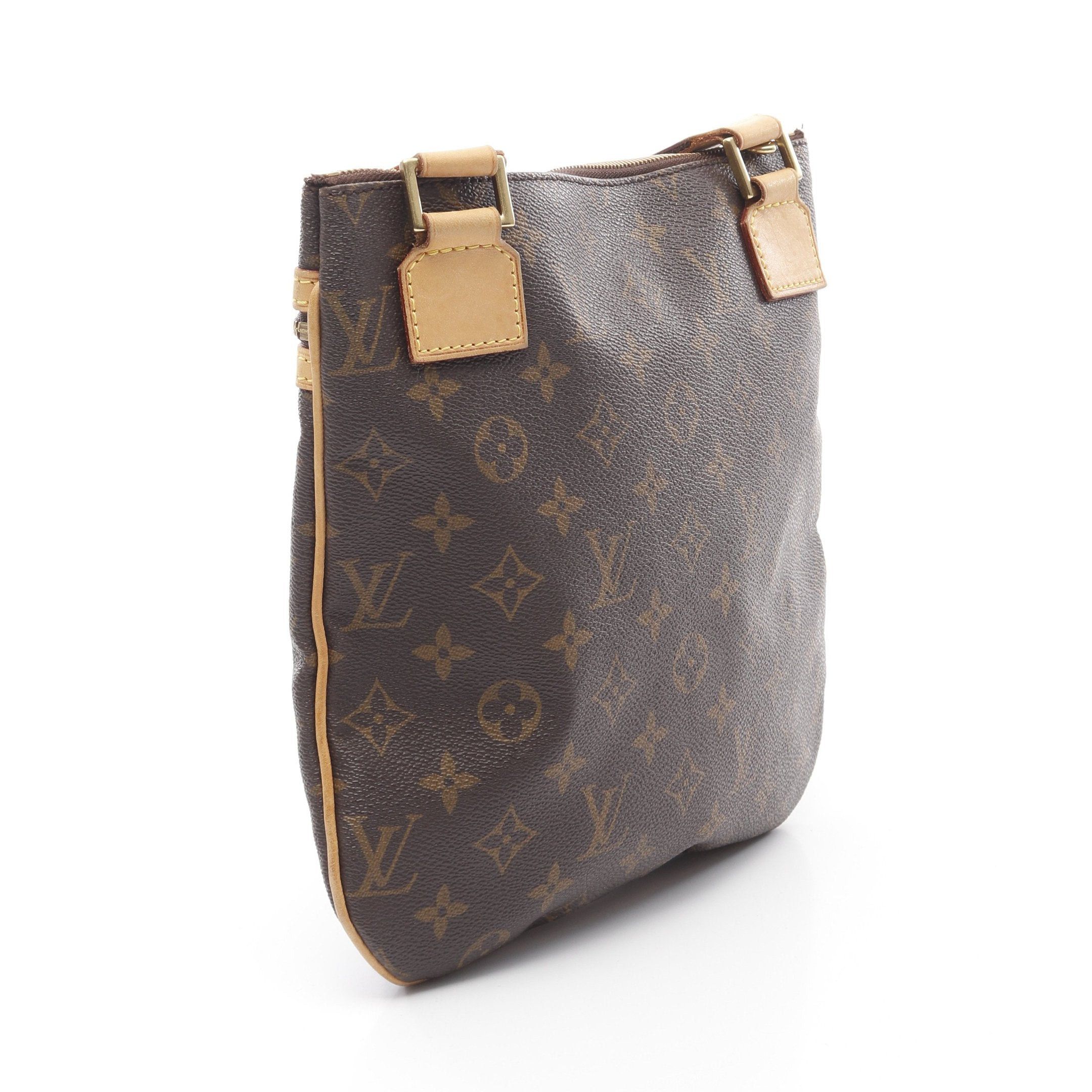 Louis Vuitton Louis Vuitton Pochette Bosphore Monogram Shoulder Bag Leather Brown Size ONE SIZE - 2 Thumbnail