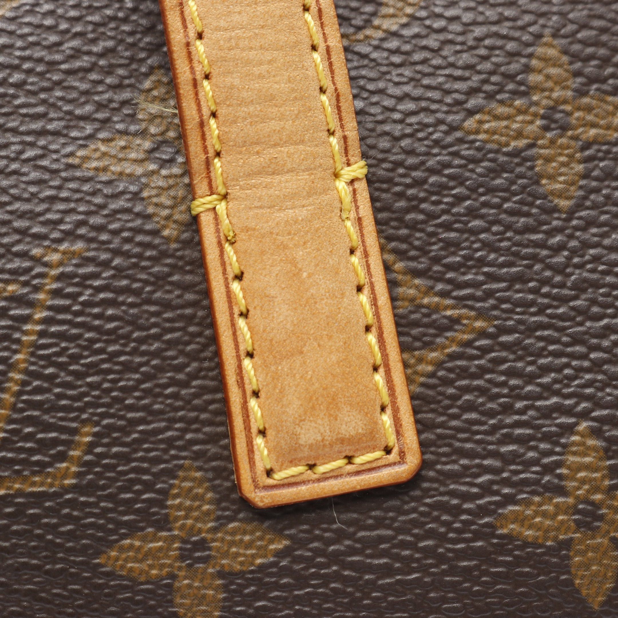 Louis Vuitton Louis Vuitton Sonatine Monogram Handbag Leather Brown Size ONE SIZE - 6 Thumbnail