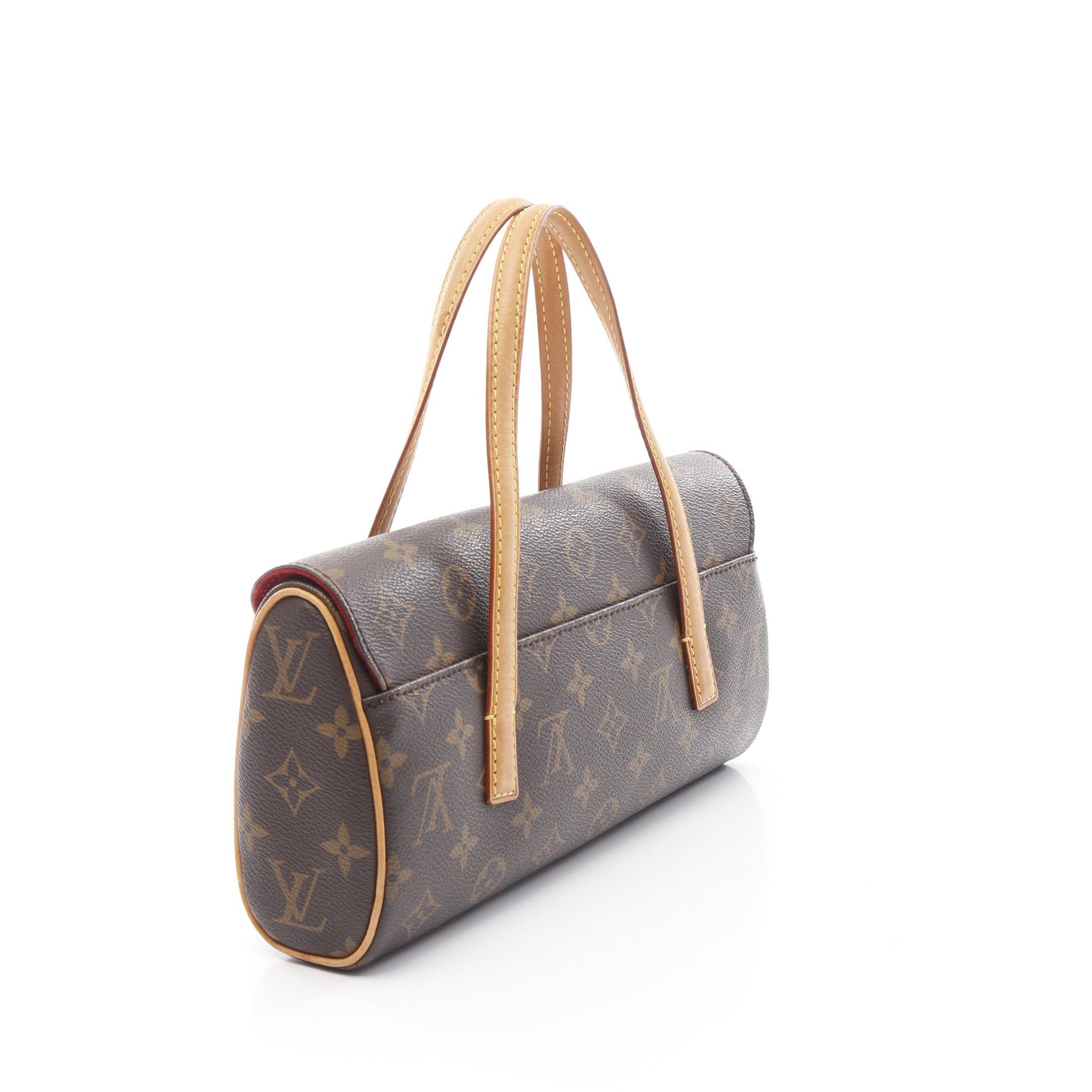 Louis Vuitton Louis Vuitton Sonatine Monogram Handbag Leather Brown Size ONE SIZE - 2 Thumbnail