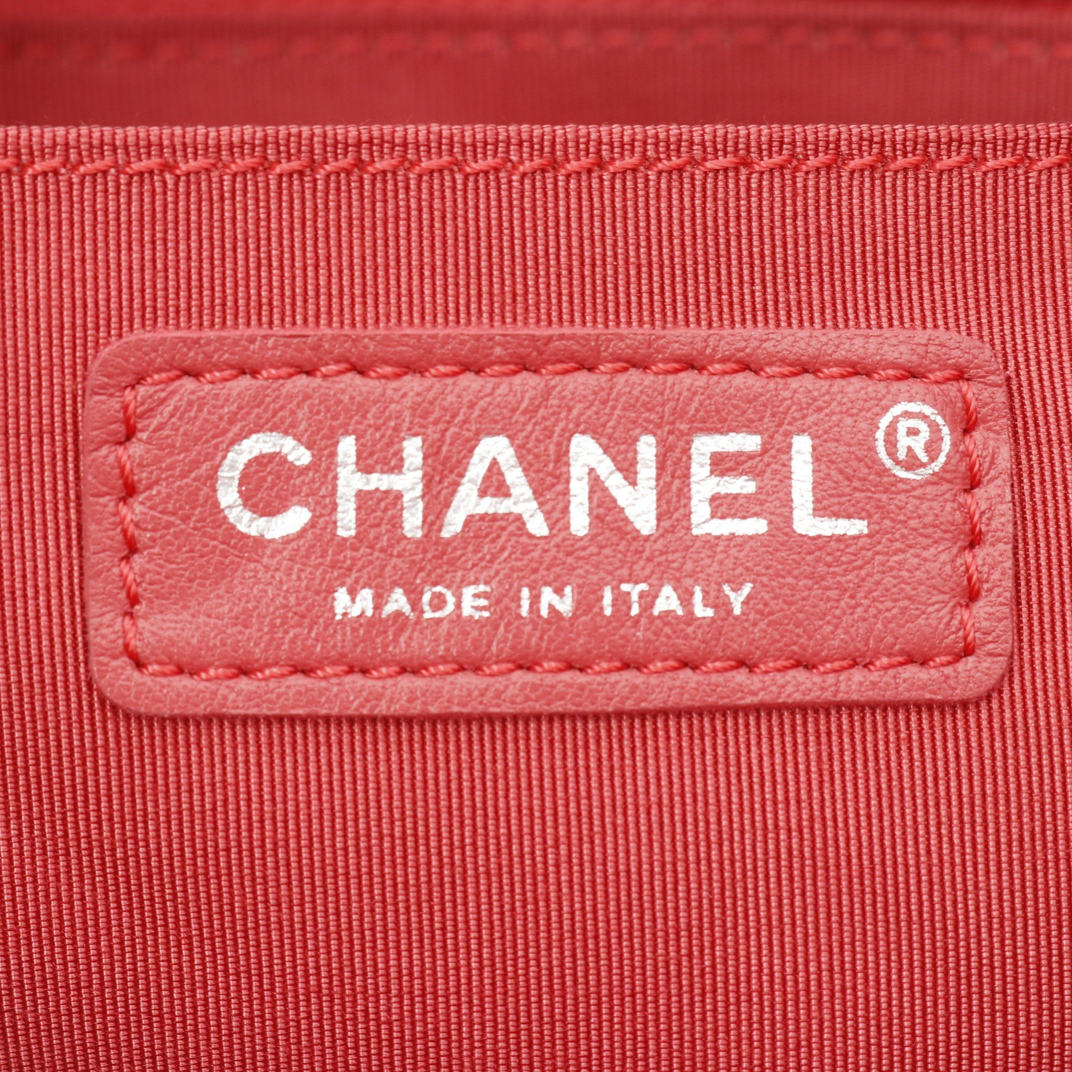Chanel Chanel Urban Spirit Large Matelasse Backpack Rucksack Lambskin Red Silver Hardware Size ONE SIZE - 4 Thumbnail