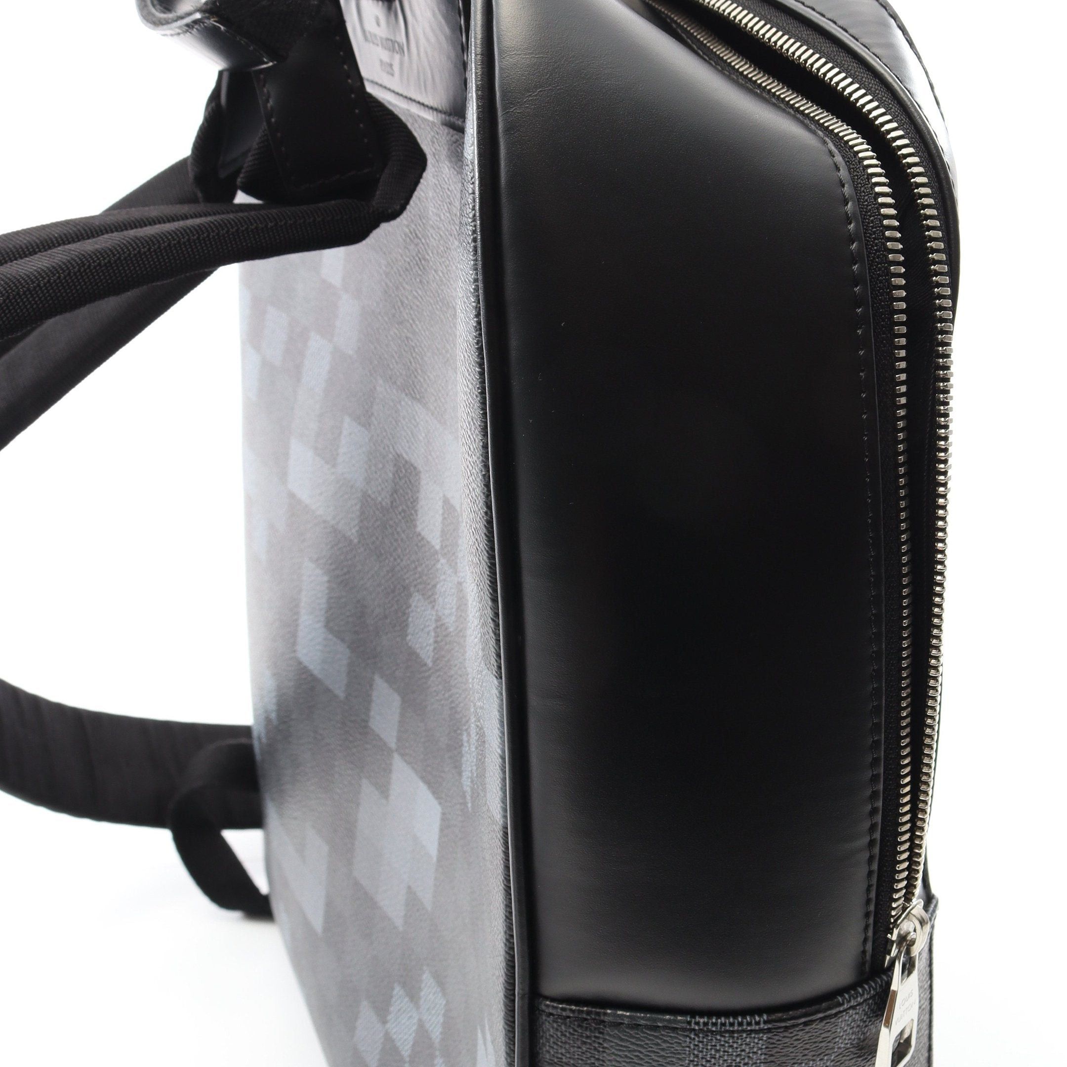 Louis Vuitton Louis Vuitton Josh Damier Graphite Backpack Rucksack Leather Black Size ONE SIZE - 8 Thumbnail