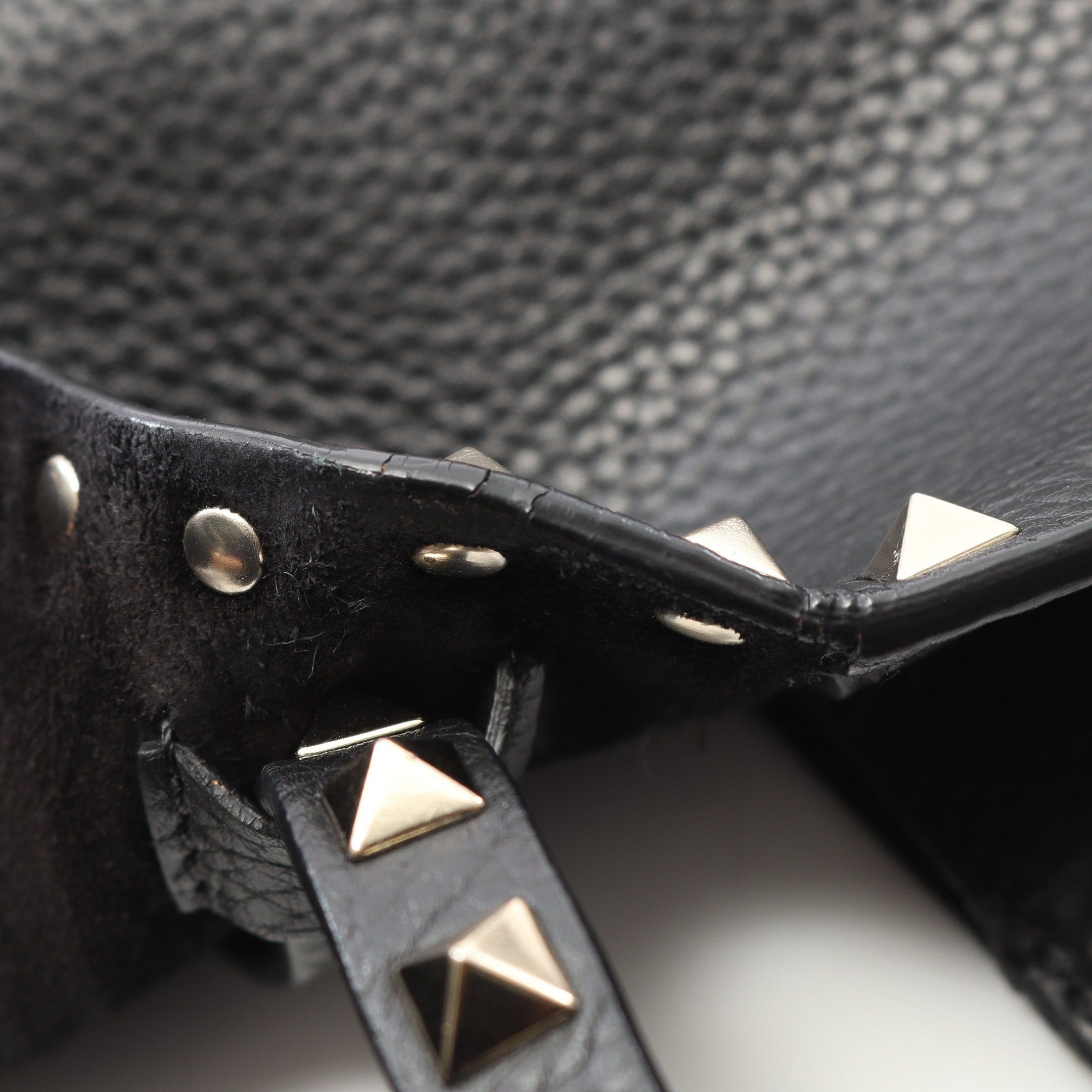 Valentino Valentino Rockstud Shoulder Bag Leather Black Size ONE SIZE - 5 Thumbnail