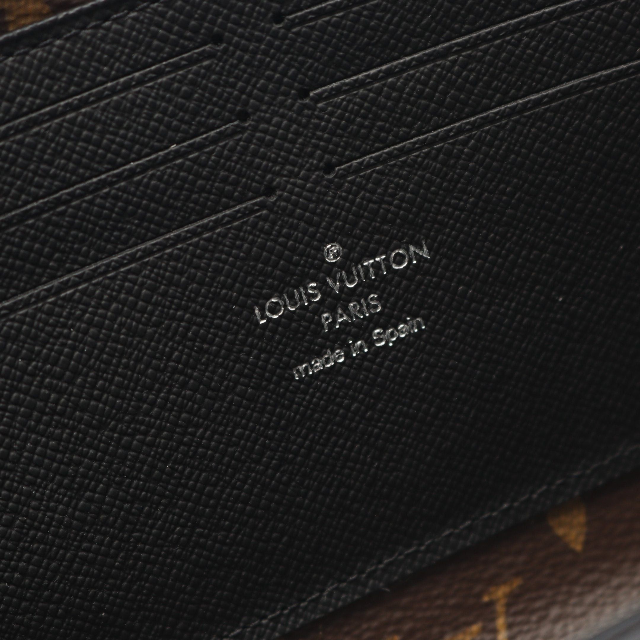 Louis Vuitton Louis Vuitton Zippy Dragonne Monogram Macassar L-Shaped Zipper Long Wallet Leather Brown Black Size ONE SIZE - 4 Thumbnail