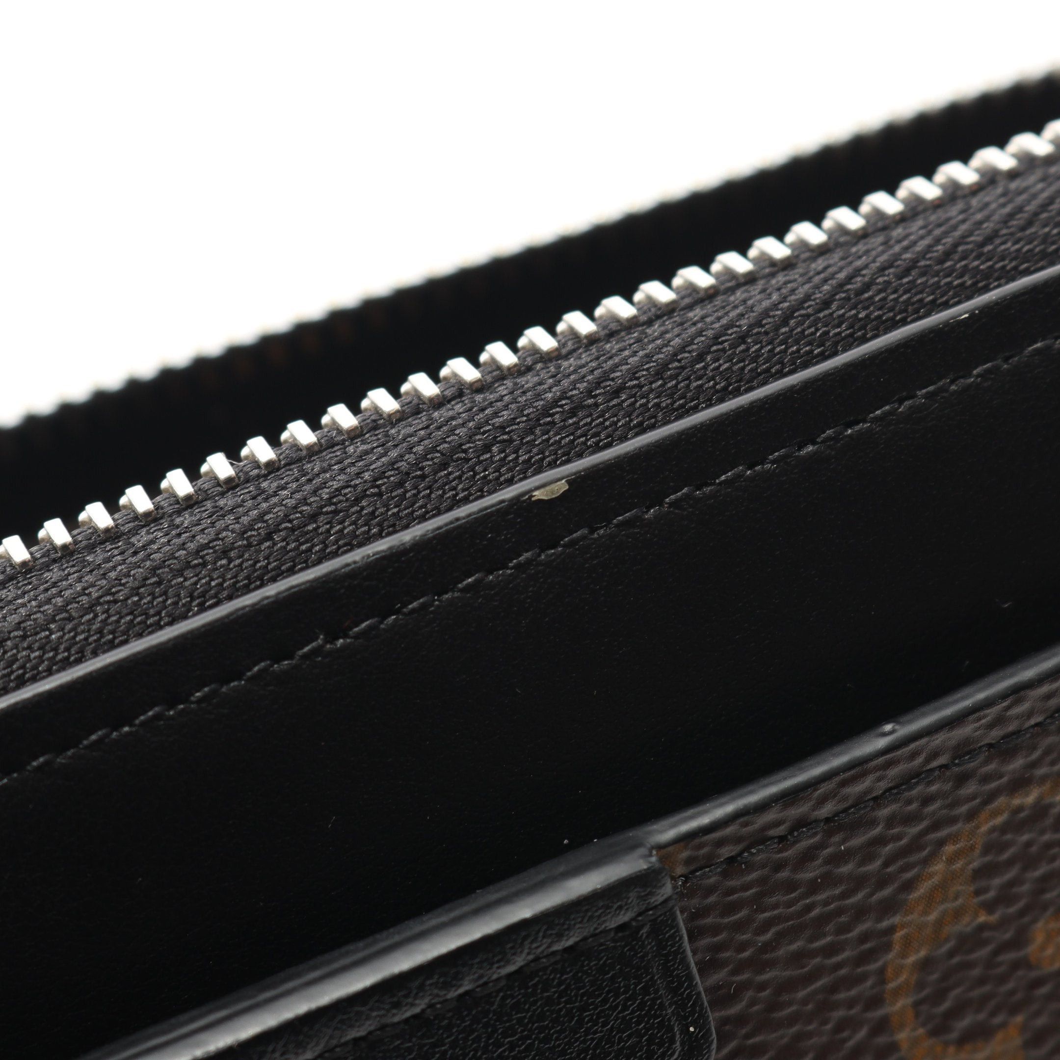 Louis Vuitton Louis Vuitton Zippy Dragonne Monogram Macassar L-Shaped Zipper Long Wallet Leather Brown Black Size ONE SIZE - 7 Thumbnail