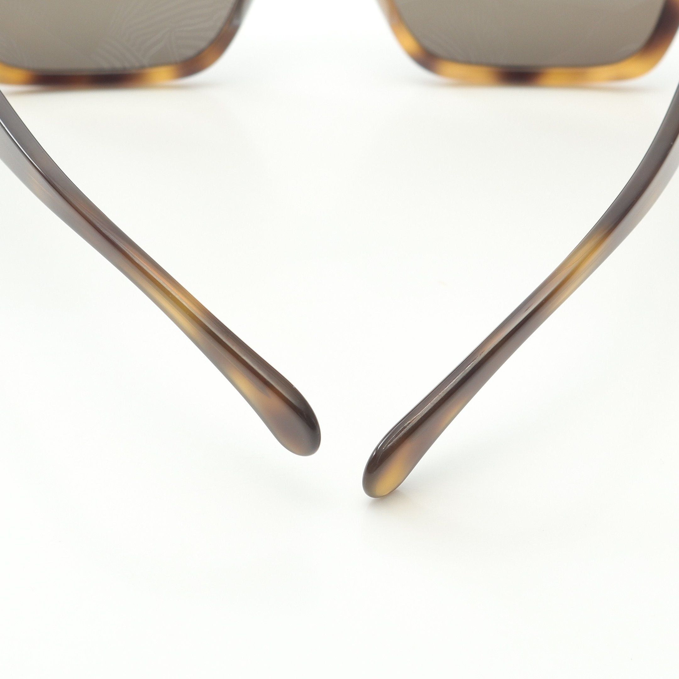Chanel Chanel Sunglasses Tortoiseshell Pattern Logo Beige Brown Size ONE SIZE - 8 Thumbnail