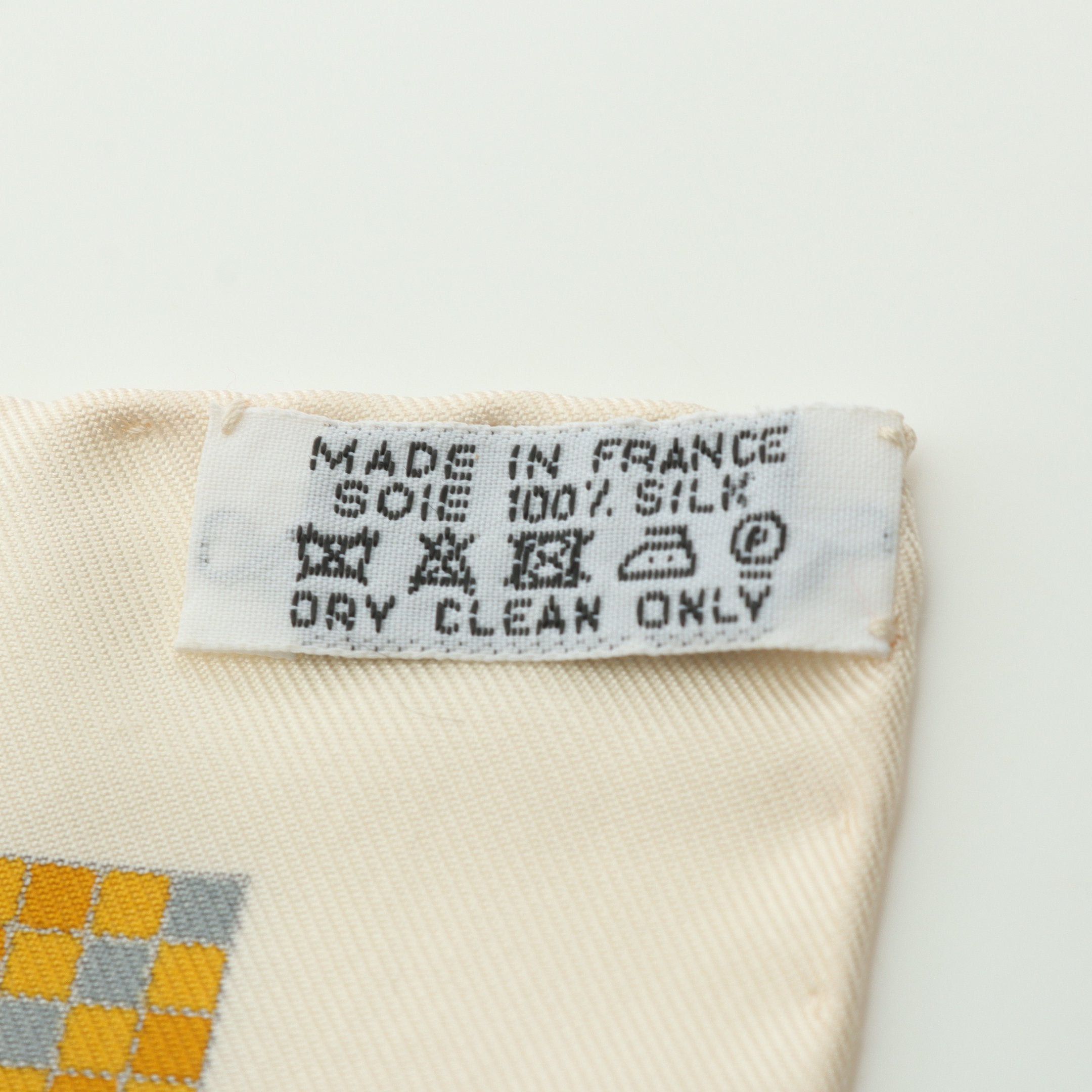 Hermes Hermes Carres 90 Harnais Francais Premier Empire Scarf Silk Light Green Multicolor Size ONE SIZE - 3 Thumbnail