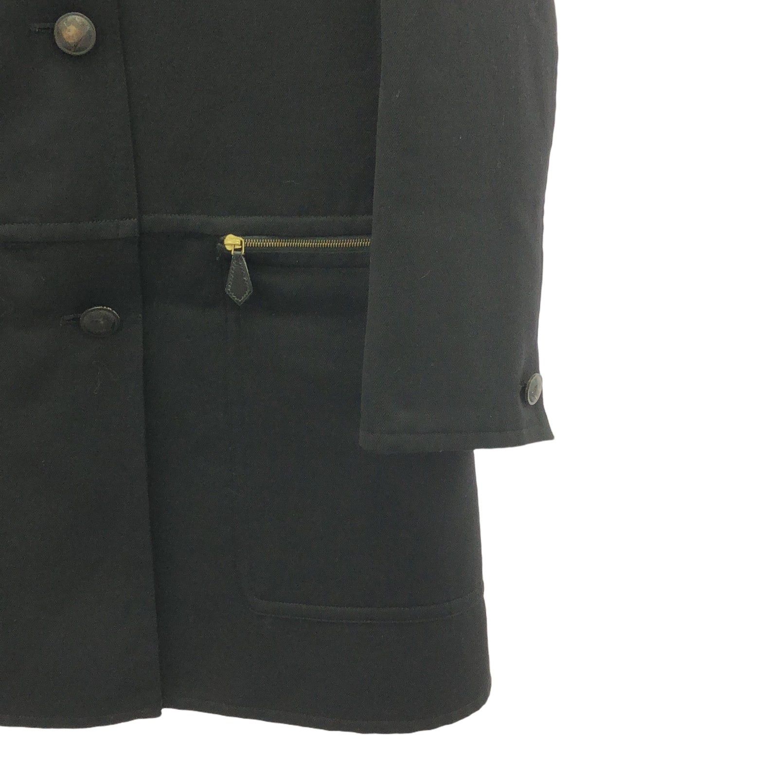 Hermes Hermes Jacket Wool Black Size ONE SIZE - 4 Thumbnail
