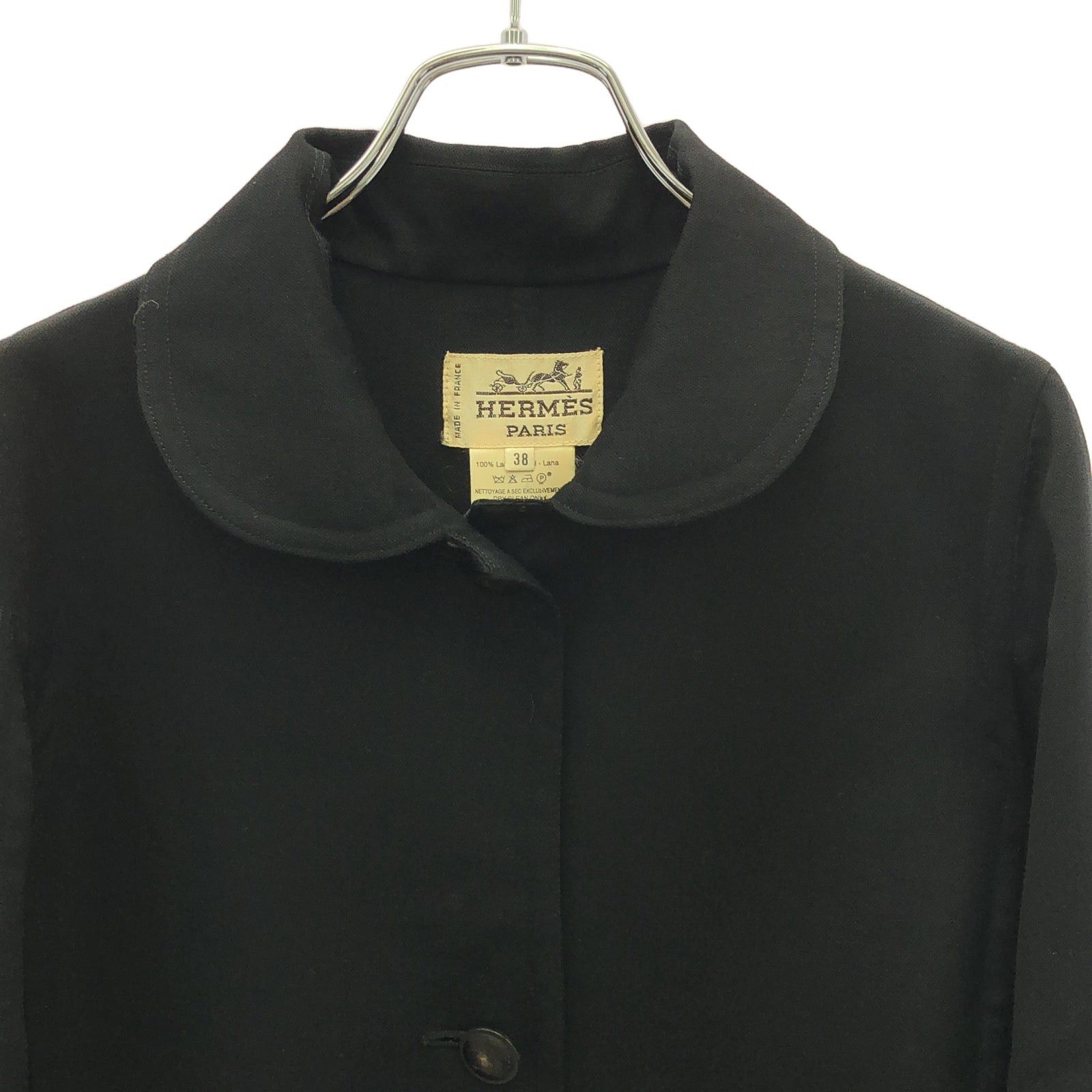 Hermes Hermes Jacket Wool Black Size ONE SIZE - 3 Thumbnail
