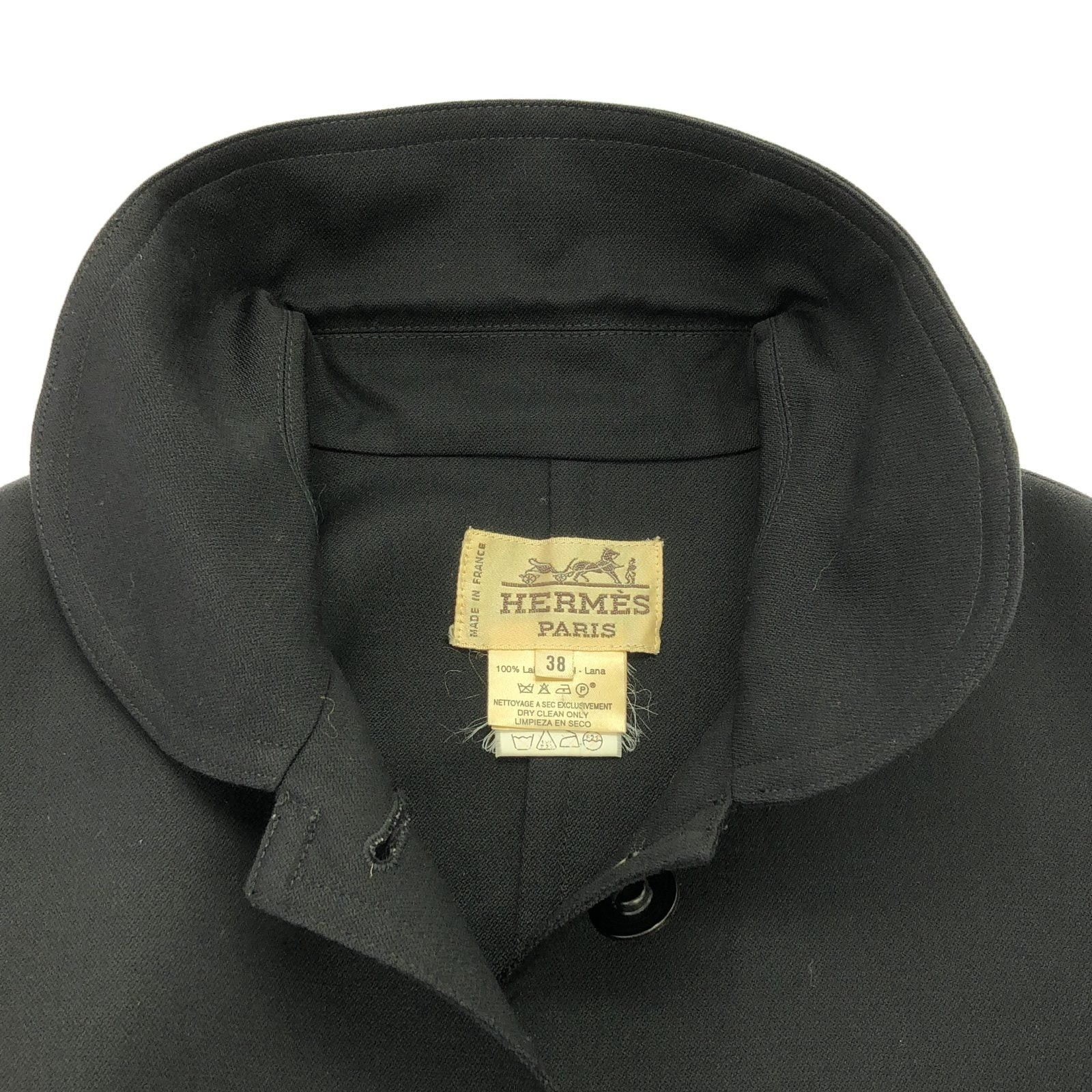Hermes Hermes Jacket Wool Black Size ONE SIZE - 9 Thumbnail