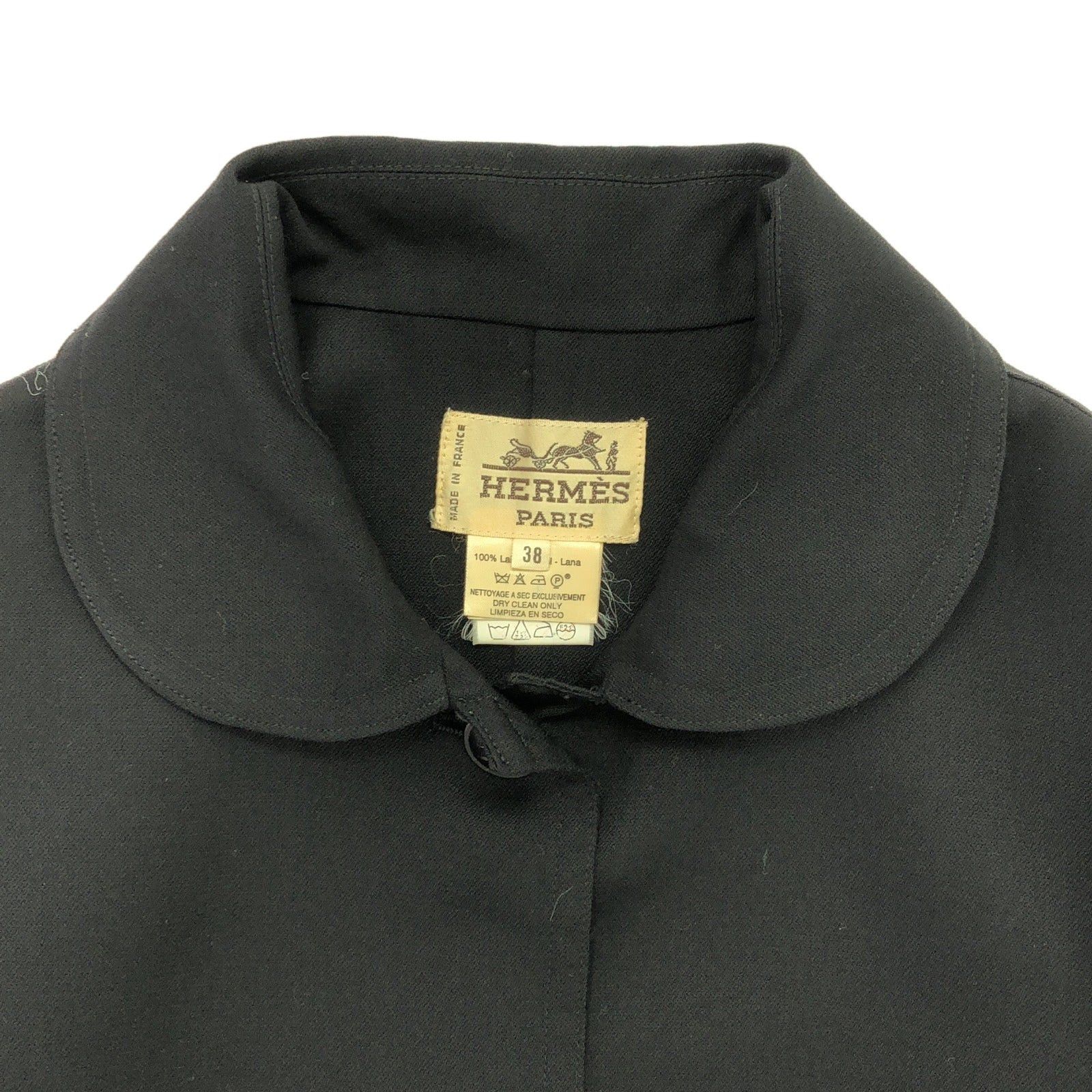 Hermes Hermes Jacket Wool Black Size ONE SIZE - 5 Thumbnail