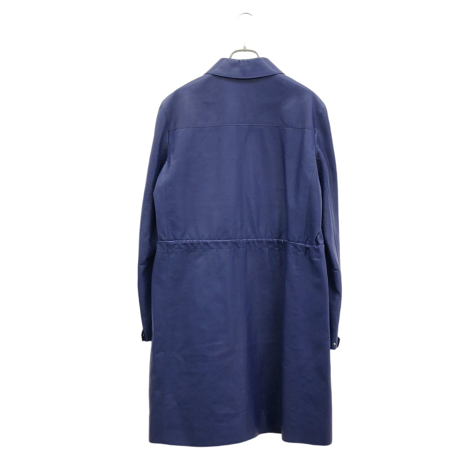Hermes Hermes Coat Calfskin (Cowhide) Blue Size ONE SIZE - 2 Thumbnail